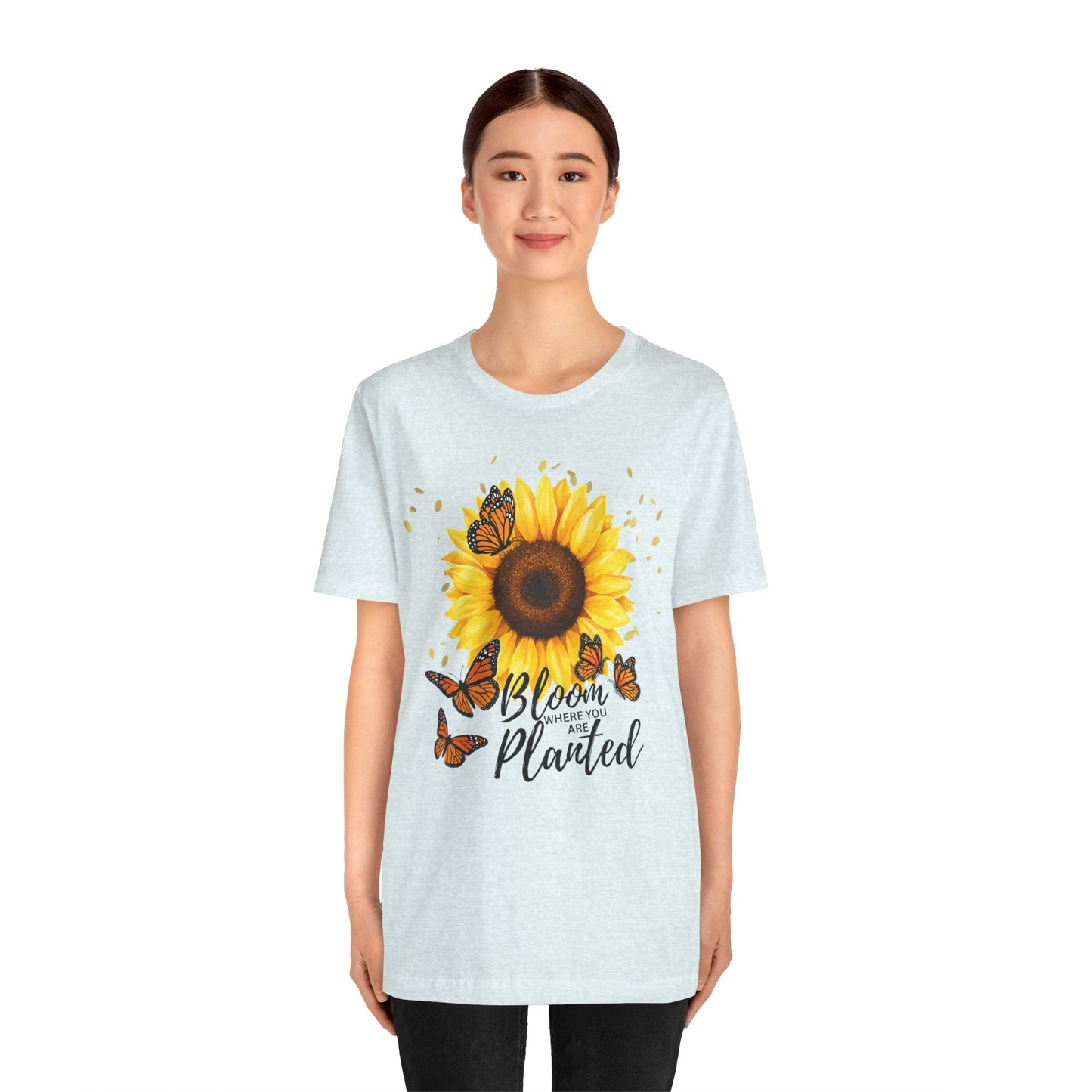 Sunflower Bloom Where You Are Planted Tee - 14920