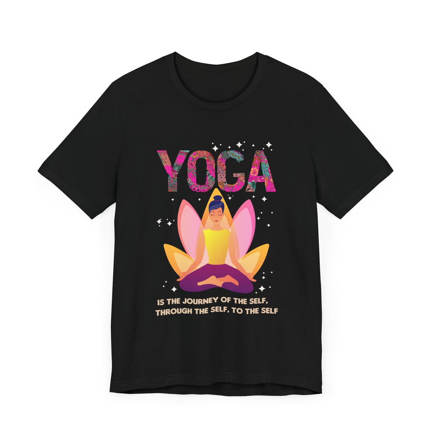 Yoga Is The Journey Of The Self Through The Self To The Self - Unisex Jersey Short Sleeve Tee