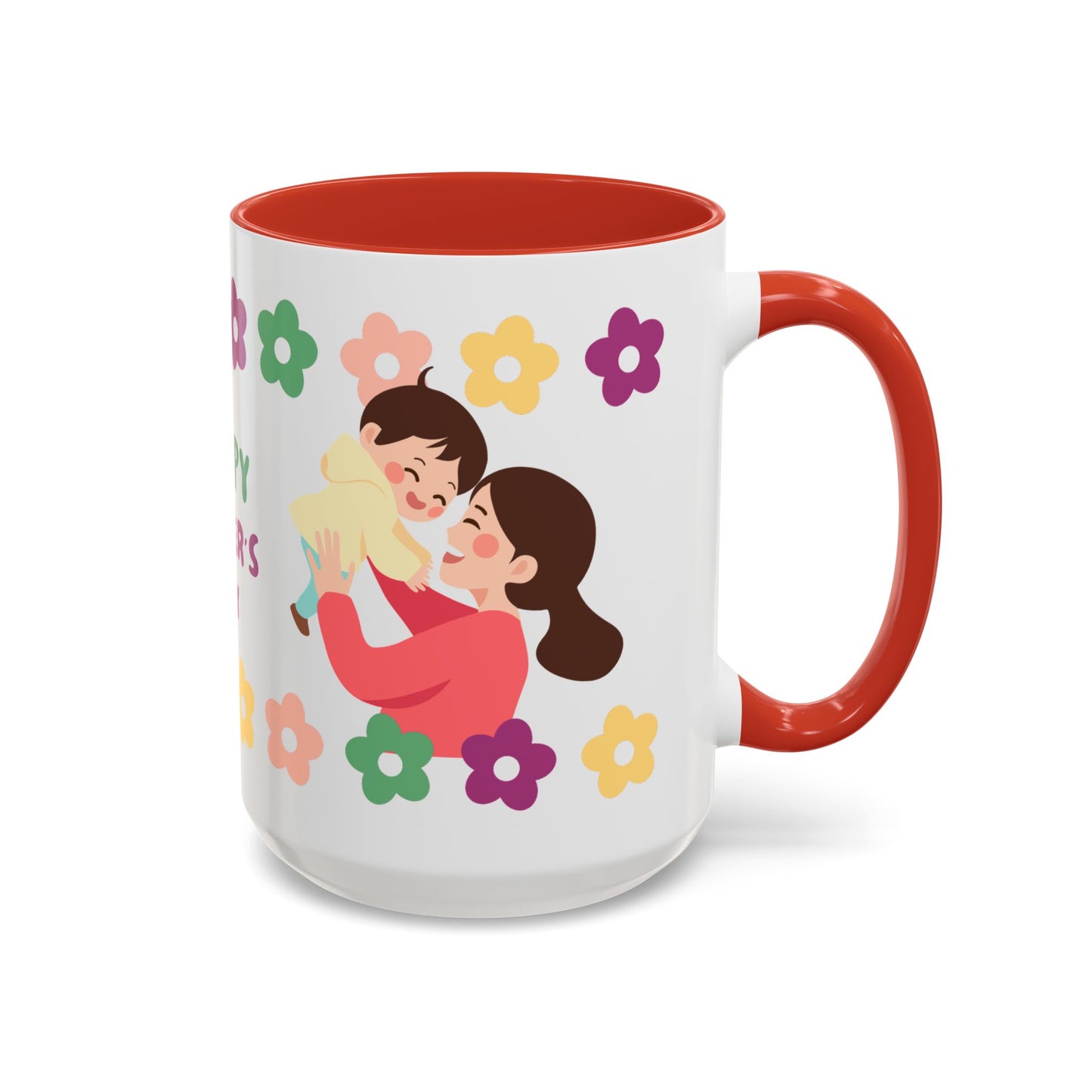 Happy Mother's Day Floral Accent Coffee Mug - 11/15oz - 12491