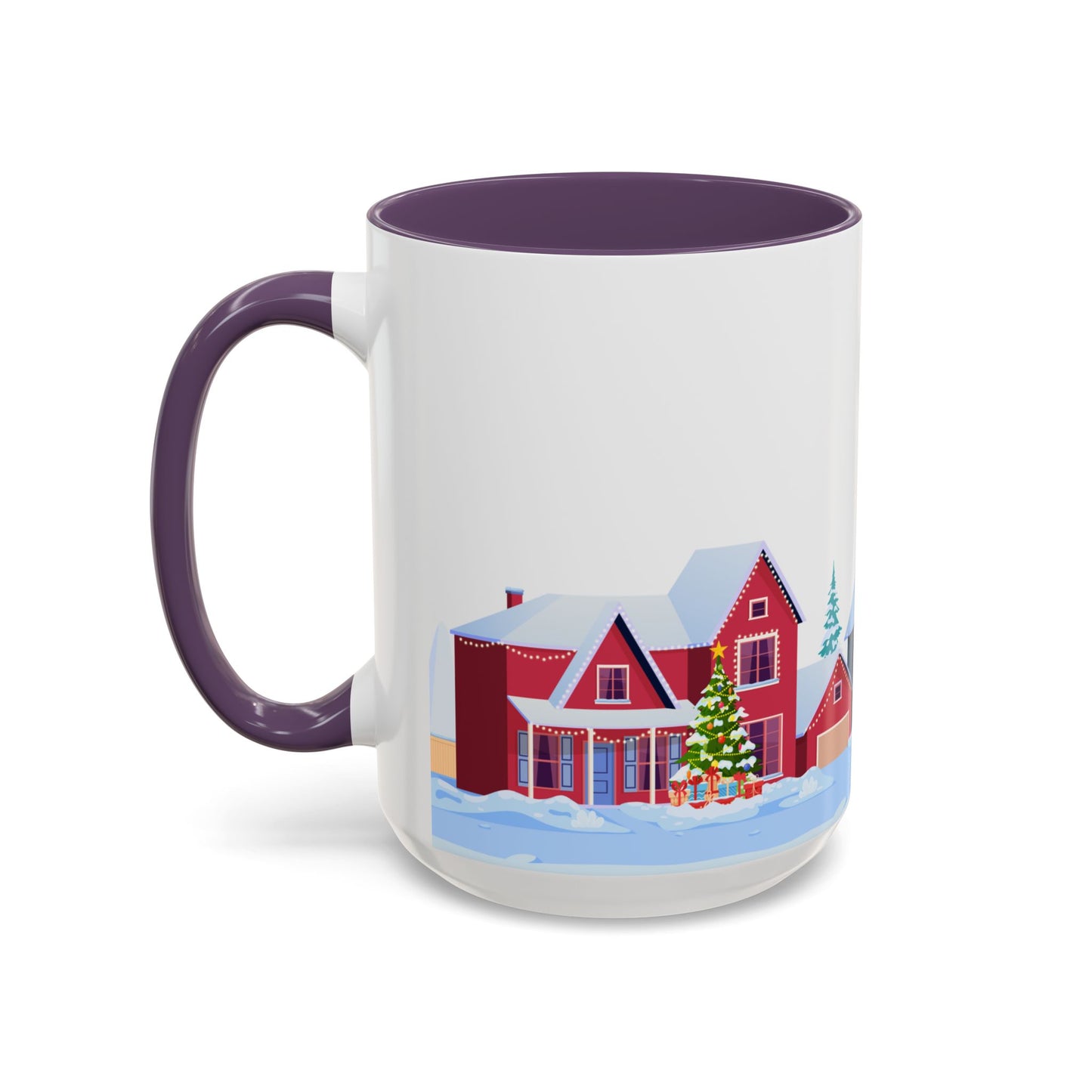 Winter Houses - Accent Coffee Mug (11, 15oz) - 10441