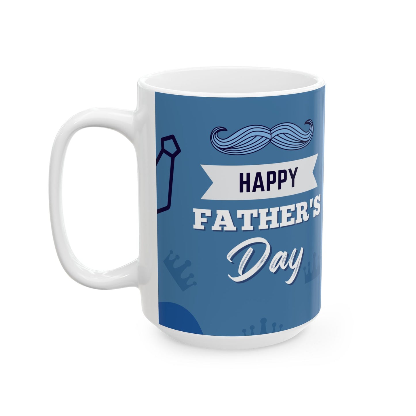 Personalized Father's Day Ceramic Mug - Custom Photo Gift for Dad, Unique Coffee Cup, Special Occasion Present, Gift for Him - 14027