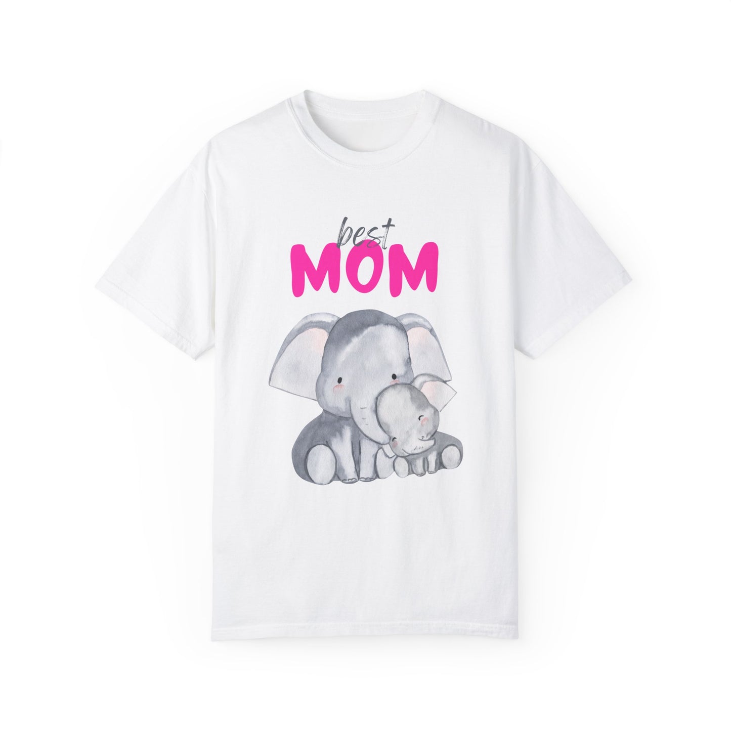 Best Mom Elephant Graphic T-Shirt for Mother's Day - 11820