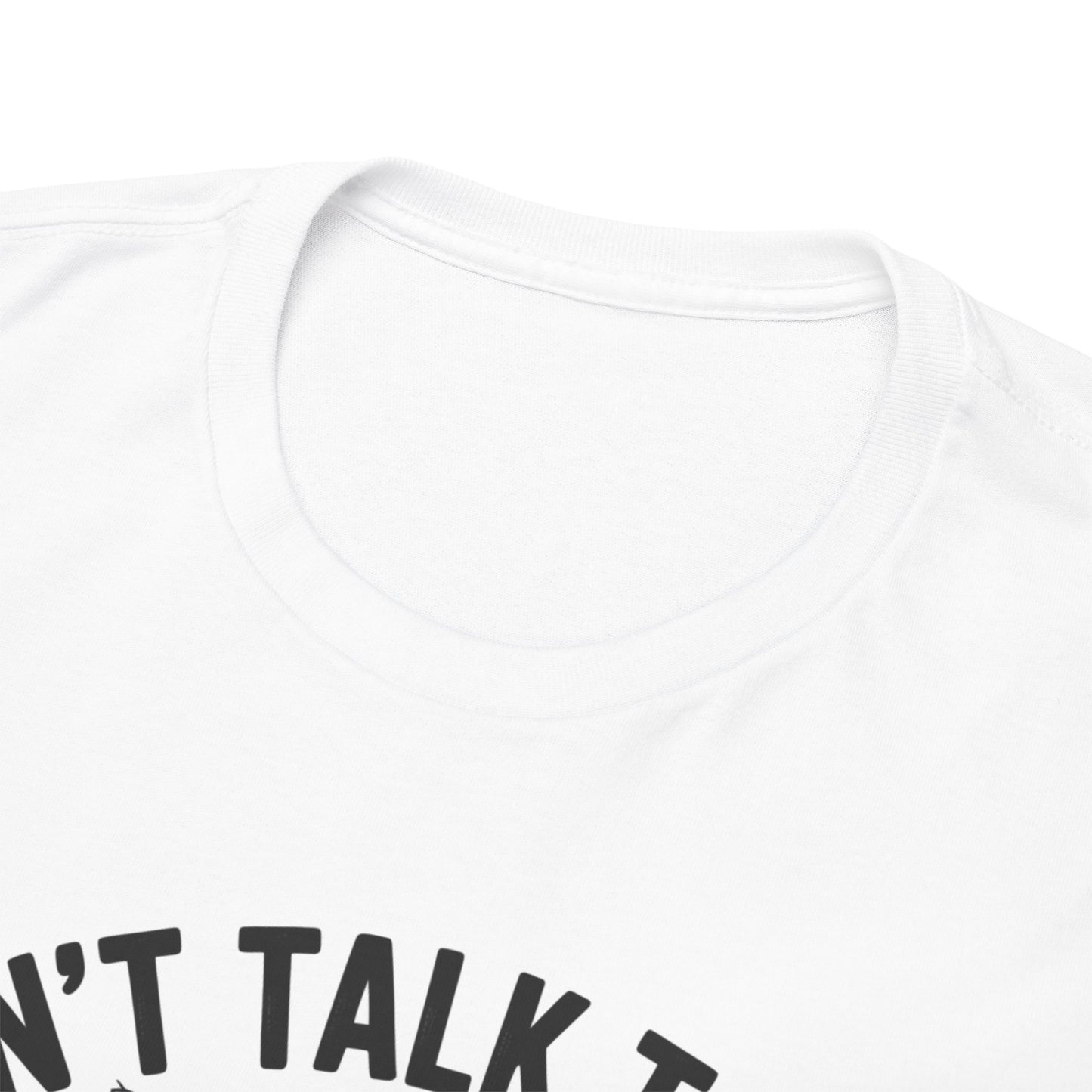 Funny Cat Coffee T-Shirt – “Don’t Talk To Me Before Coffee” Graphic Tee | Cute Grumpy Cat Shirt Gift - 14842