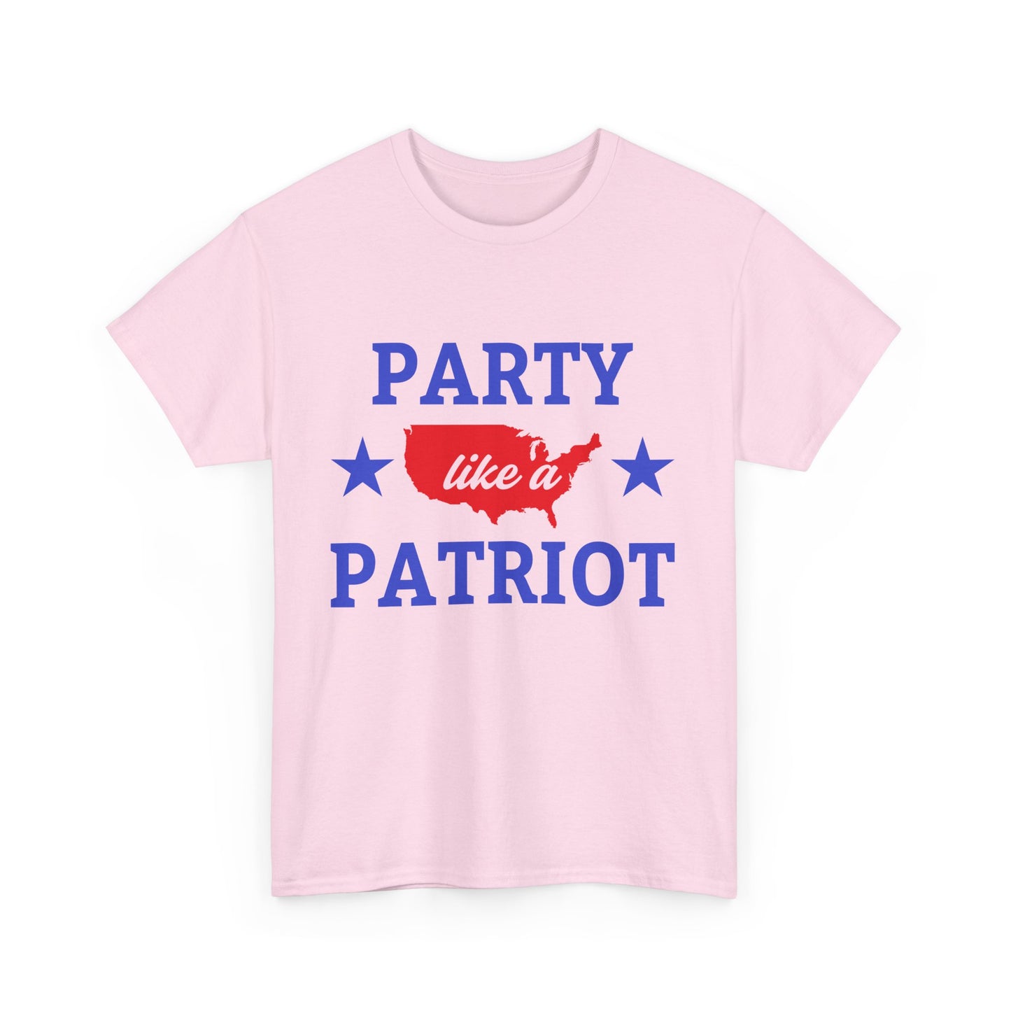 Patriotic Party Tee - Celebrate Independence, Fun Gatherings, BBQs, Gift for Patriots, Unisex Heavy Cotton T-shirt - 13732