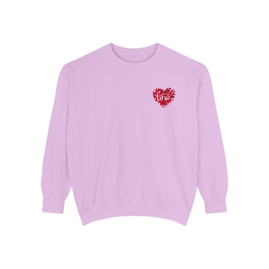 Love - Unisex Garment-Dyed Sweatshirt - 11026