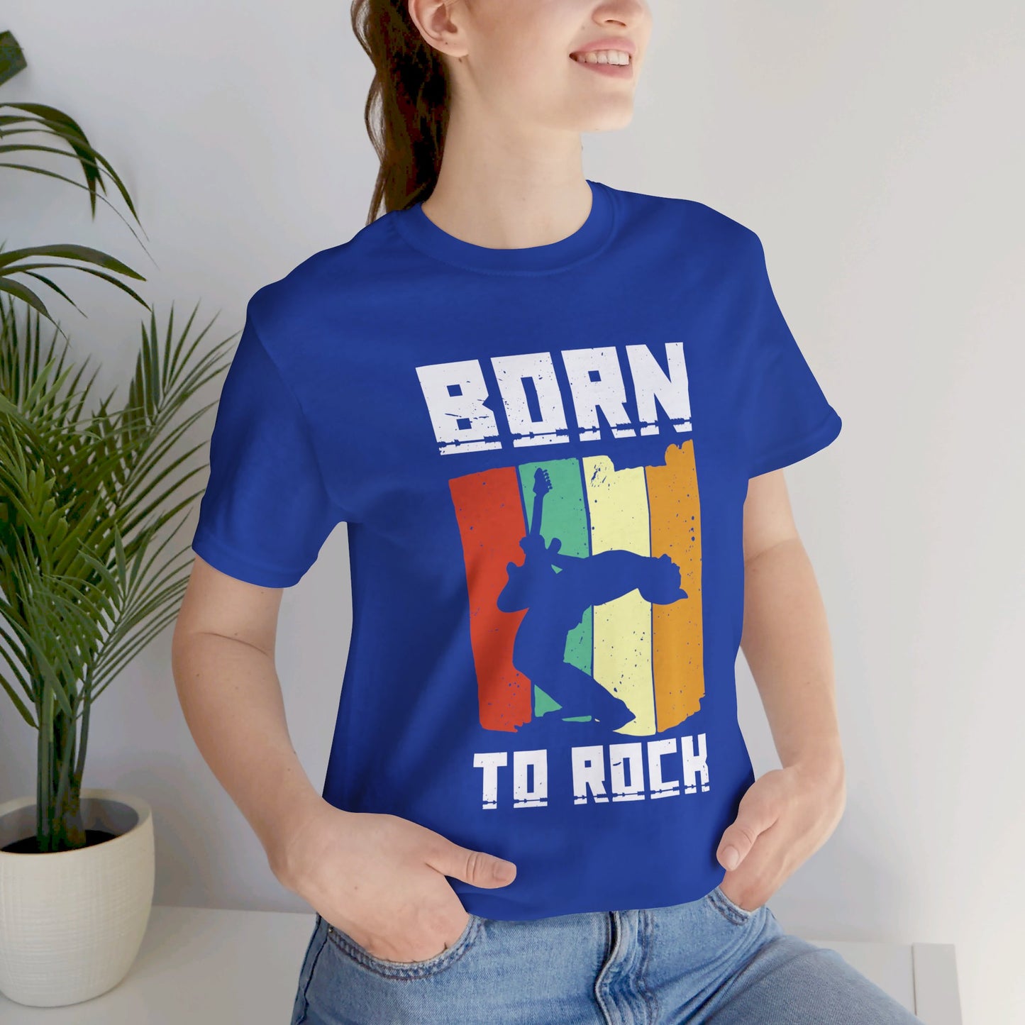 Born To Rock - Unisex Jersey Short Sleeve Tee