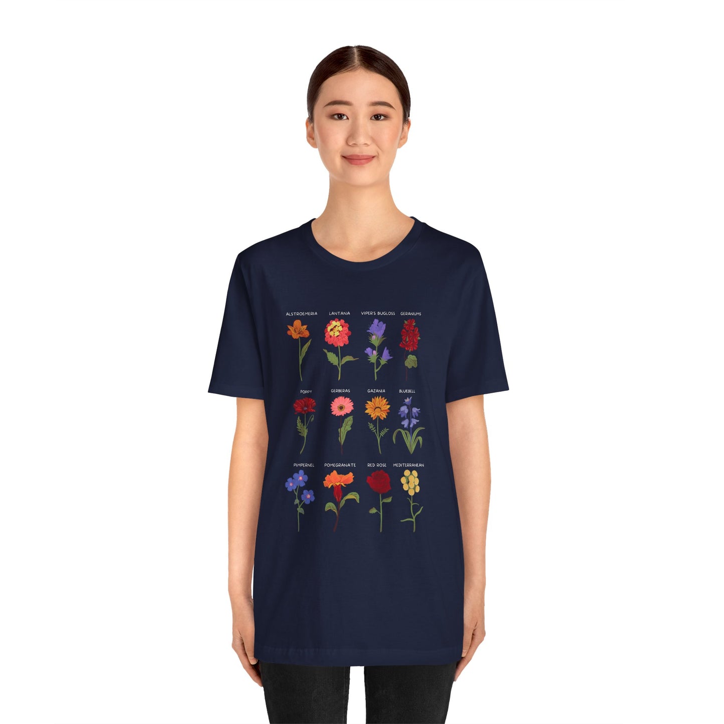 Summer Flowers - Unisex Jersey Short Sleeve Tee - 11568