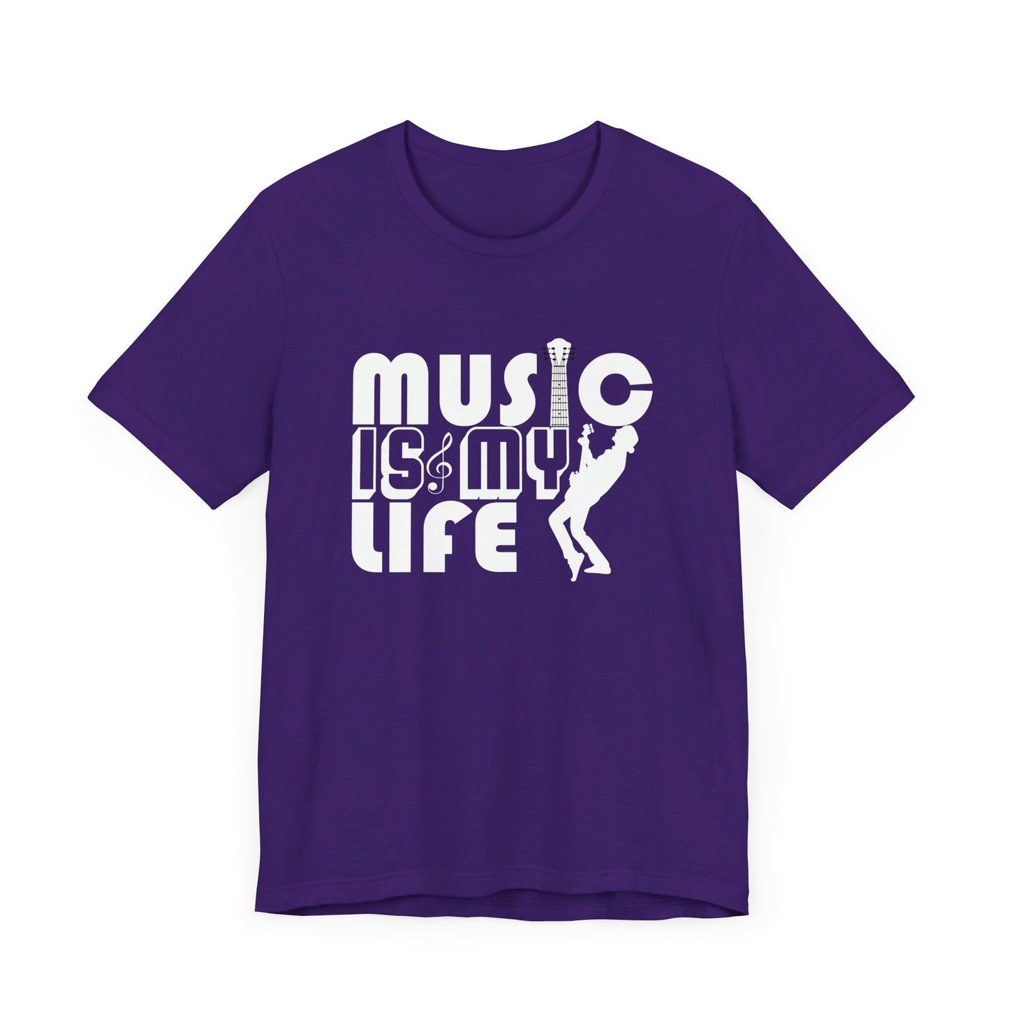 Music Is My Life - Unisex Jersey Short Sleeve Tee