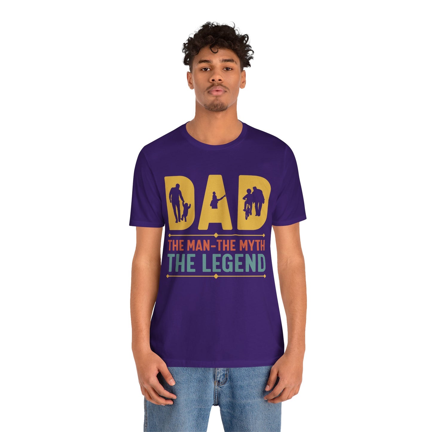 Dad, The Man, The Myth, The Legend - Unisex Jersey Short Sleeve Tee - 13728