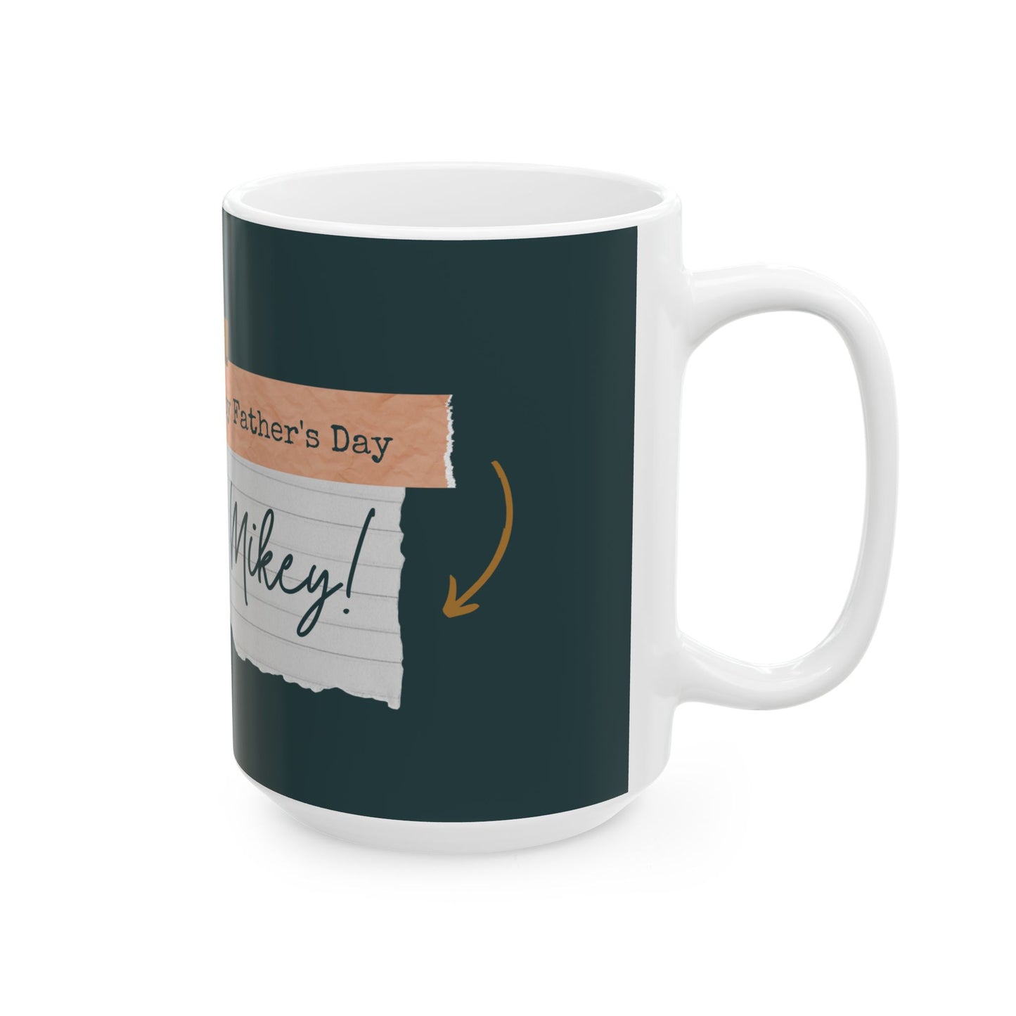 Personalized Father's Day Mug, Custom Gift for Dad, Family Photo Mug, Unique Coffee Cup, Celebrate Dad's Special Day - 14028