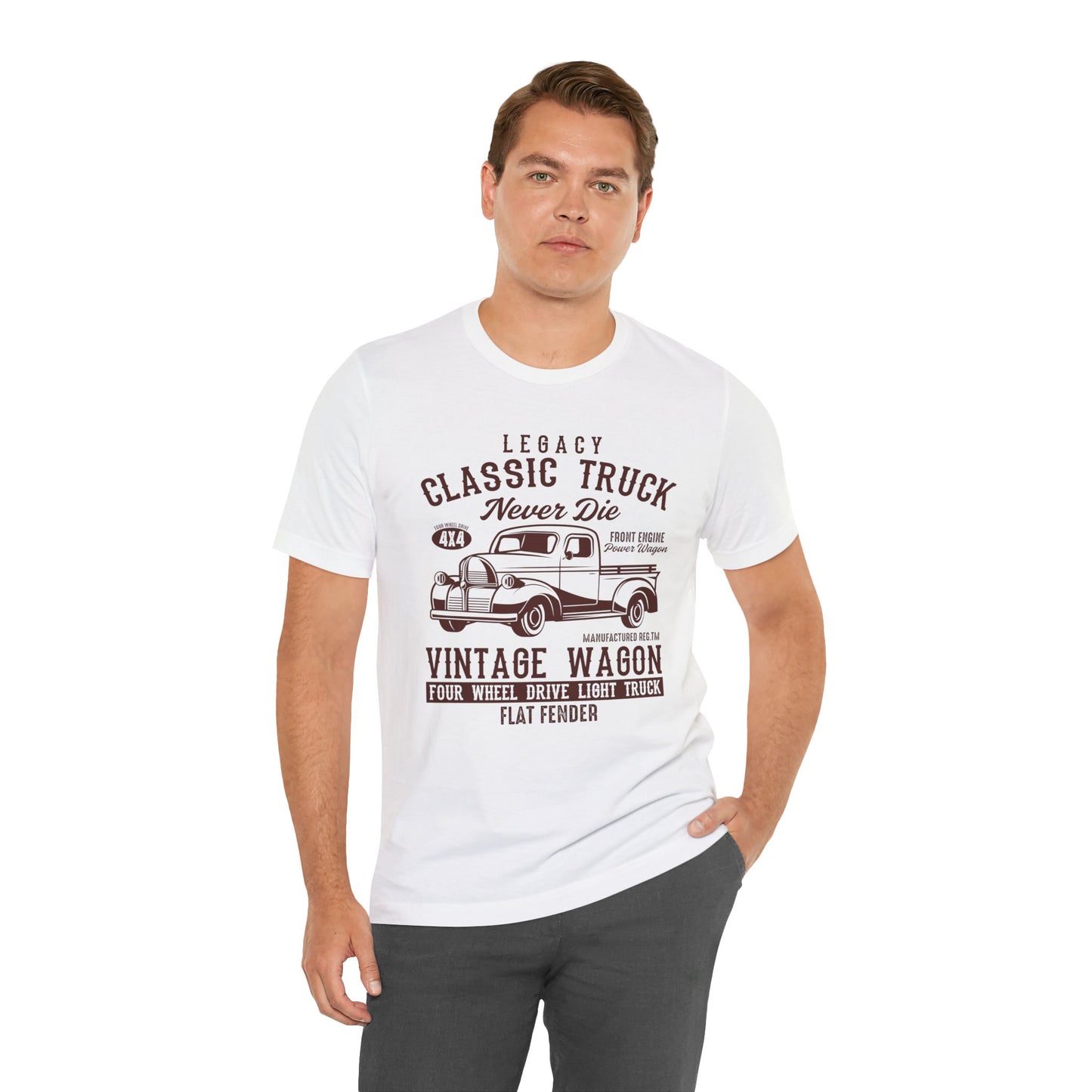Legacy Classic Truck Never Die - Unisex Jersey Short Sleeve Tee - 12898