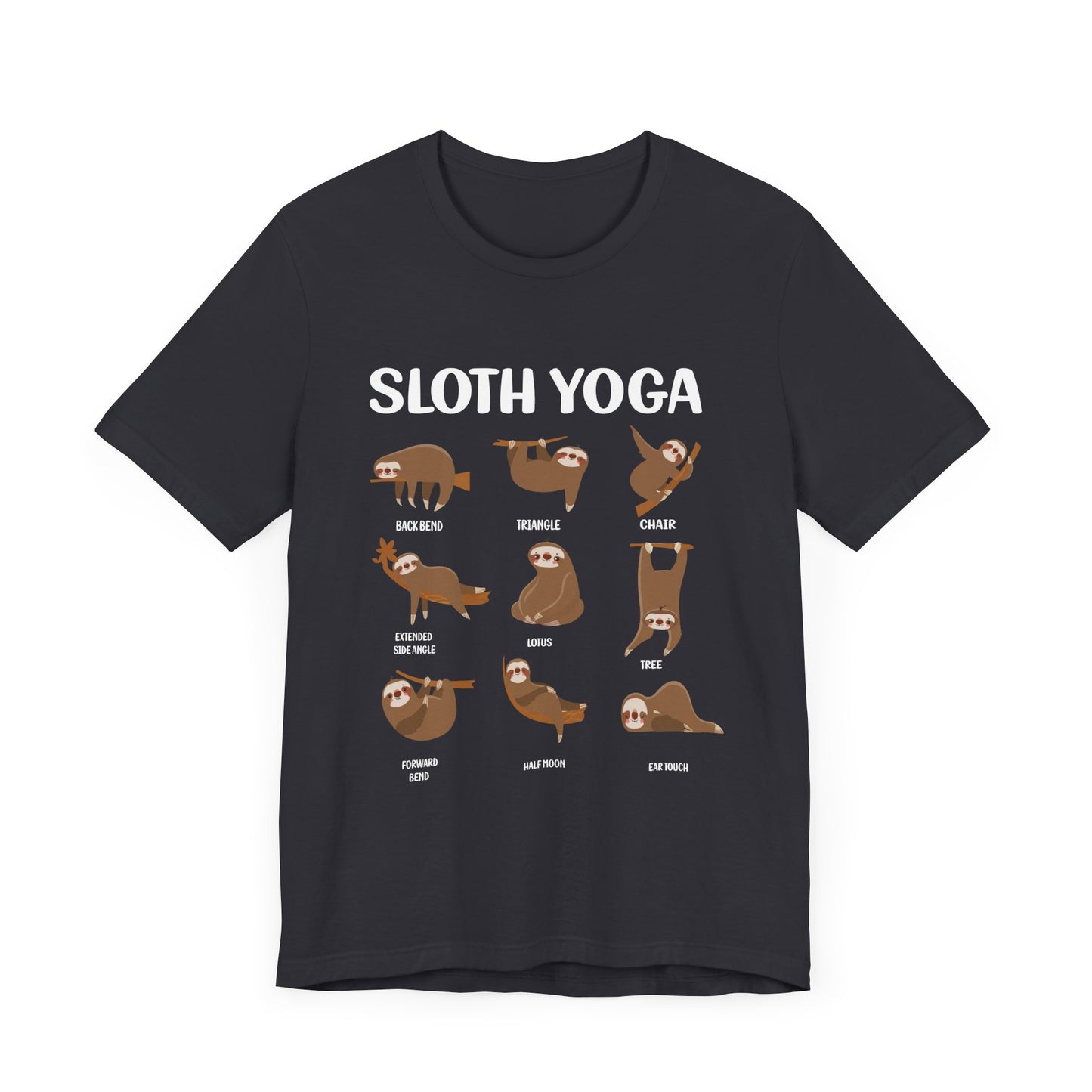 Sloth Yoga - Unisex Jersey Short Sleeve Tee - 12534