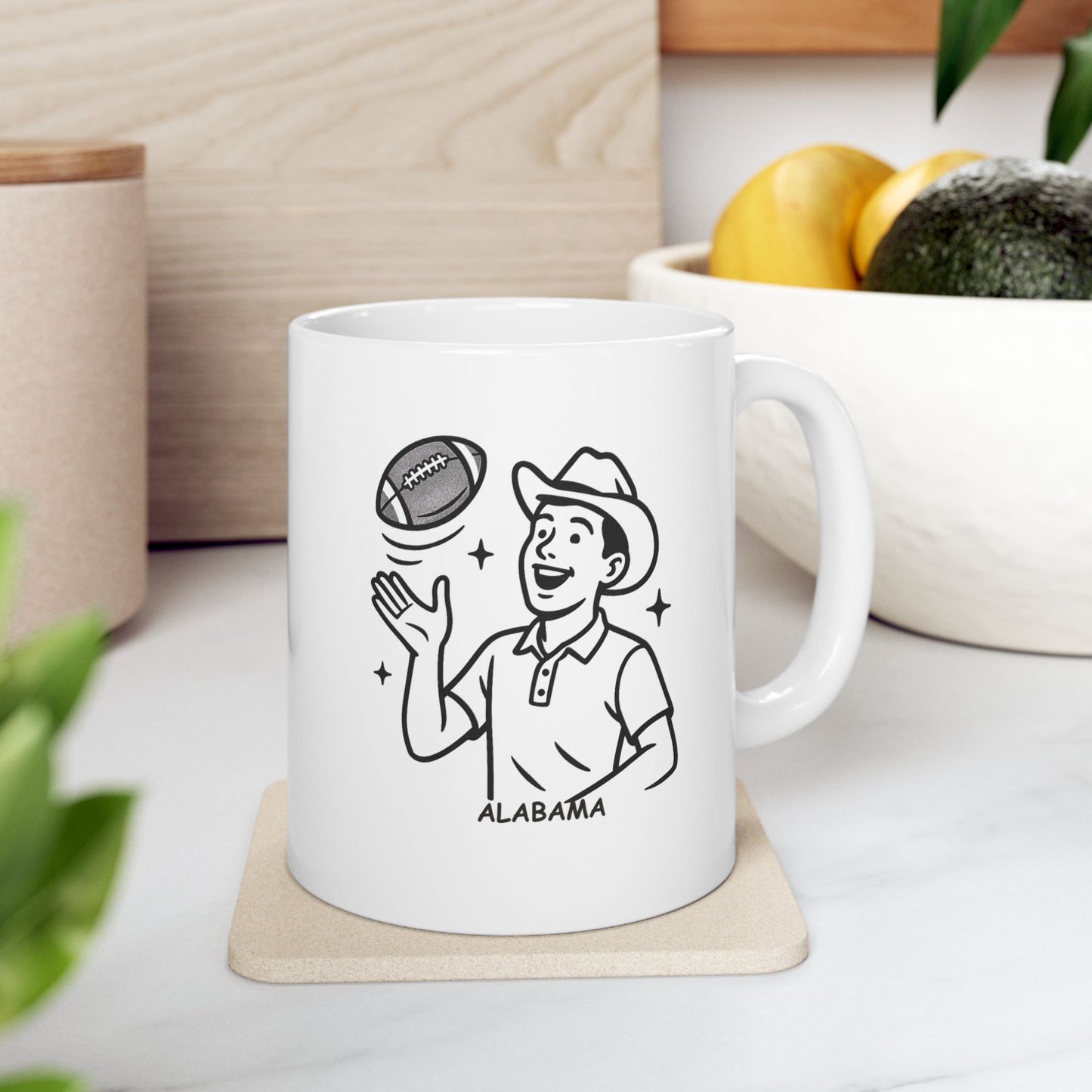 "Alabama: We put the ‘fun’ in ‘fundamentals’." Ceramic Mug - 11oz & 15oz - 12783