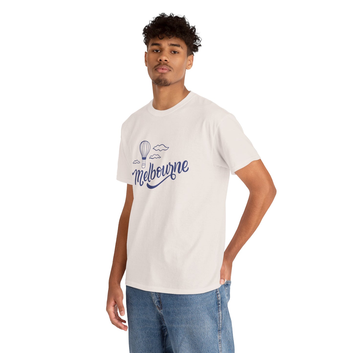 Melbourne Hot Air Balloon Unisex Heavy Cotton Tee - 12142