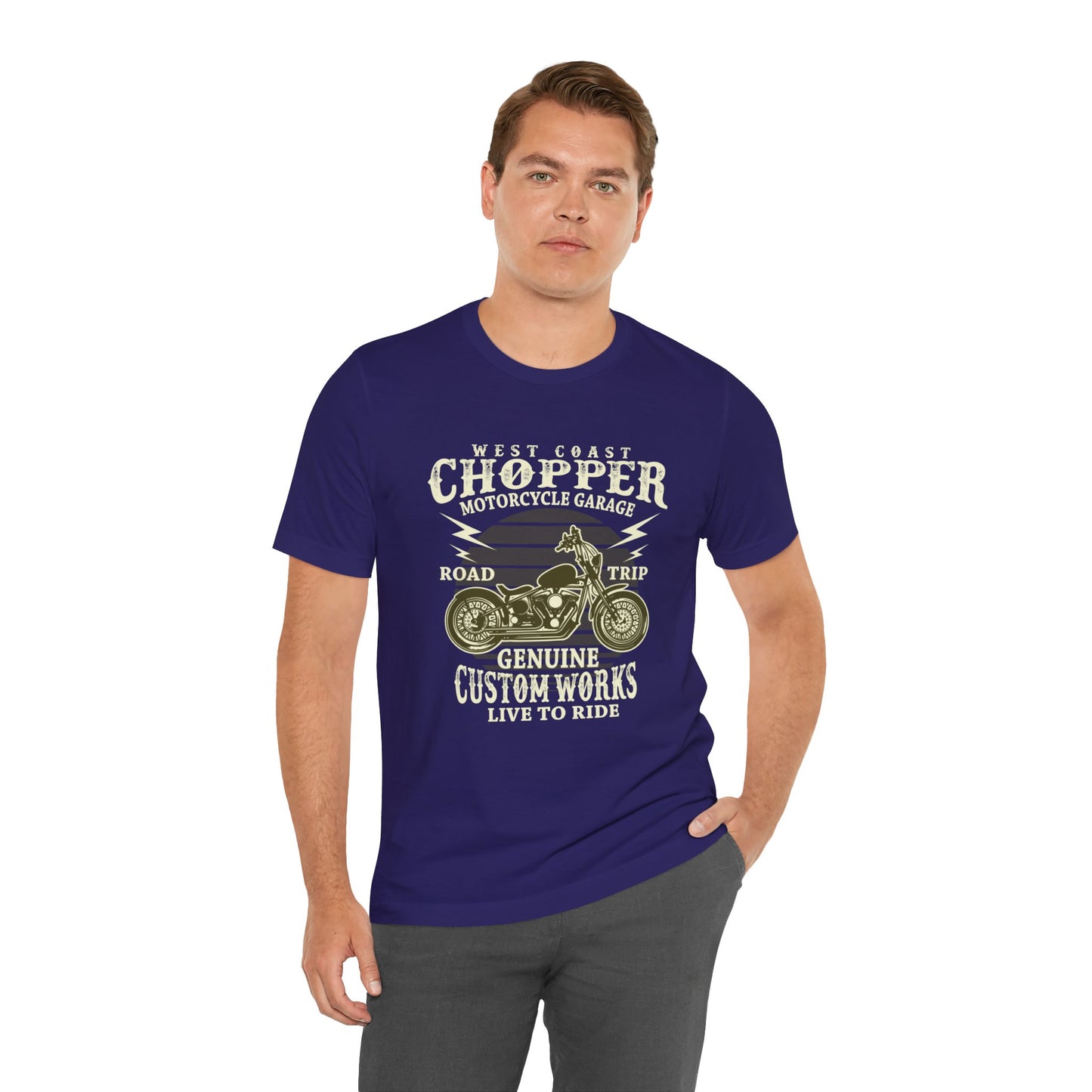 West Coast Chopper, Road Trip - Unisex Jersey Short Sleeve Tee