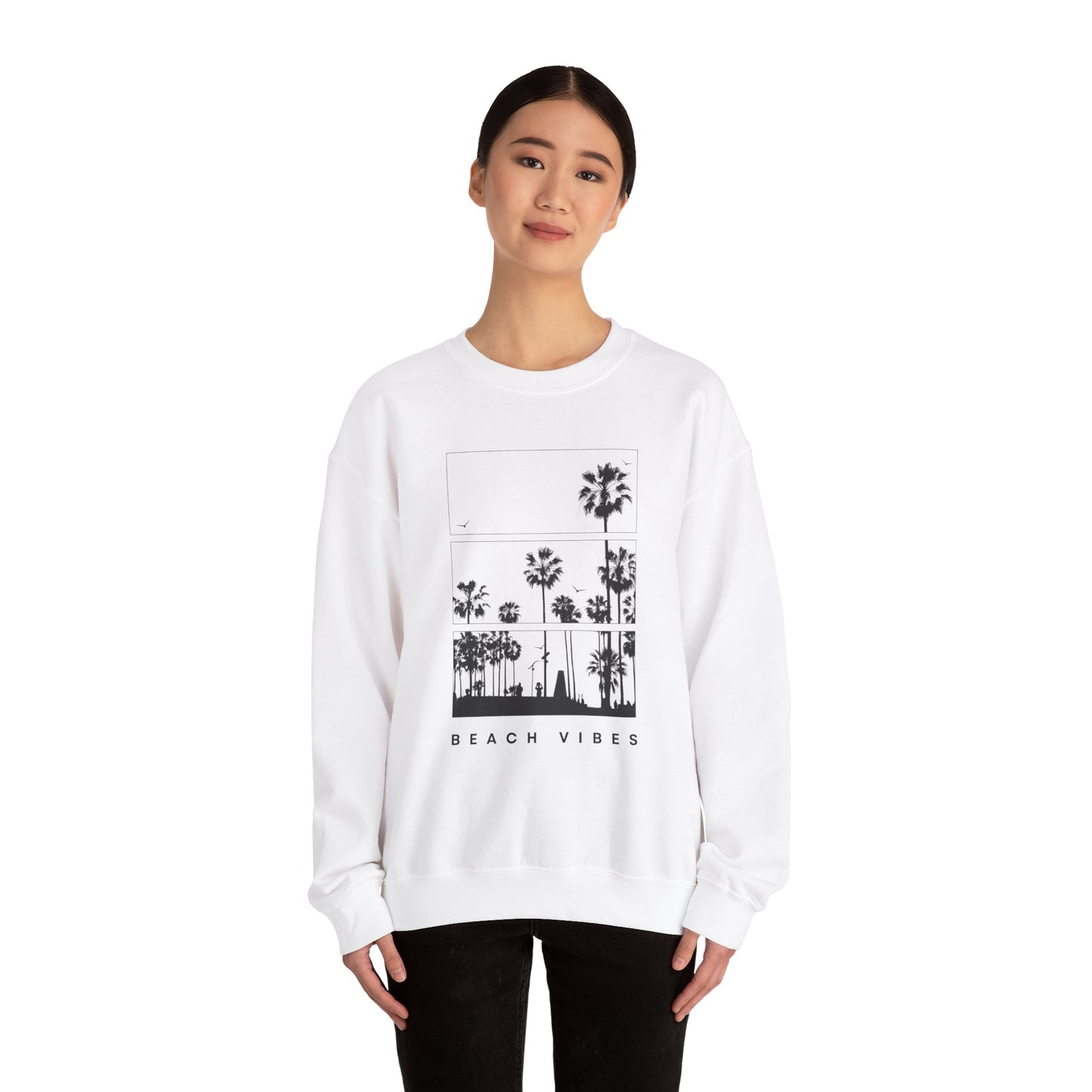 Beach Vibes - Unisex Heavy Blend™ Crewneck Sweatshirt - 10506