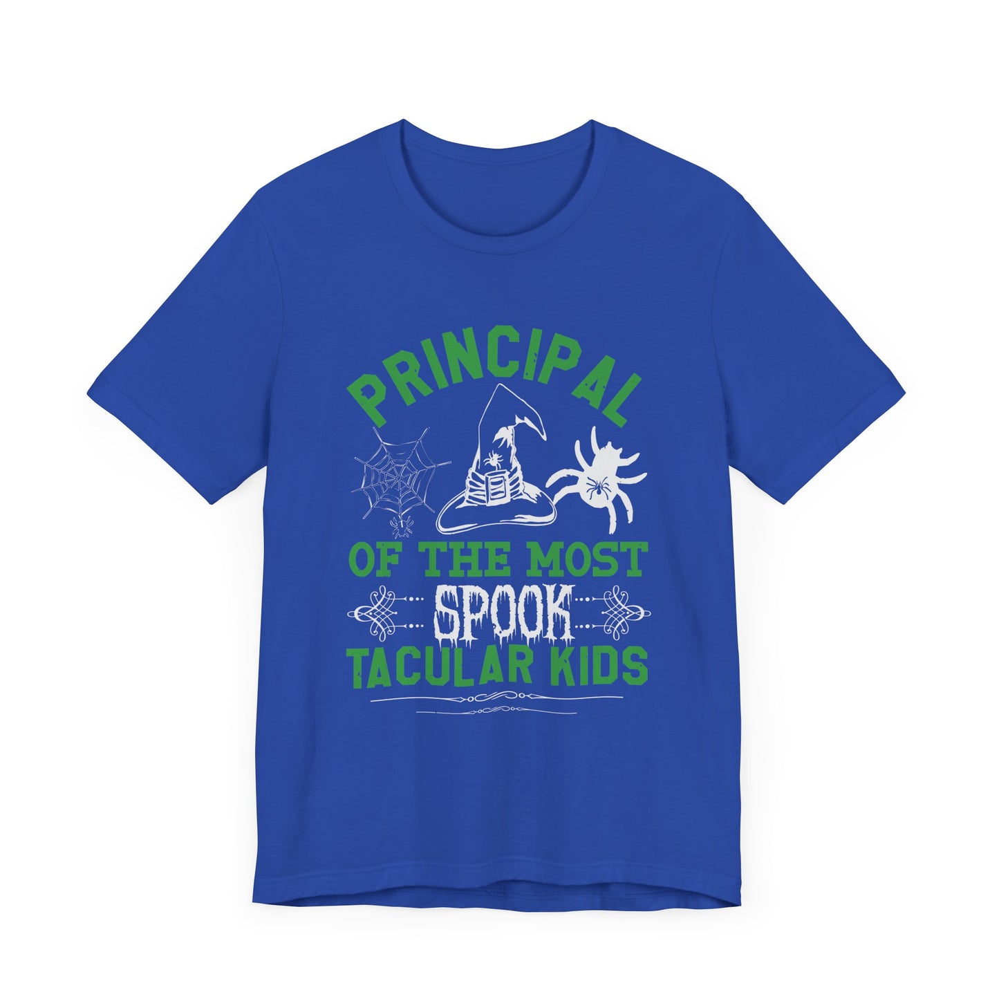 Principal of the Most Spook-Tacular Kids - Unisex Jersey Short Sleeve Tee - 12484