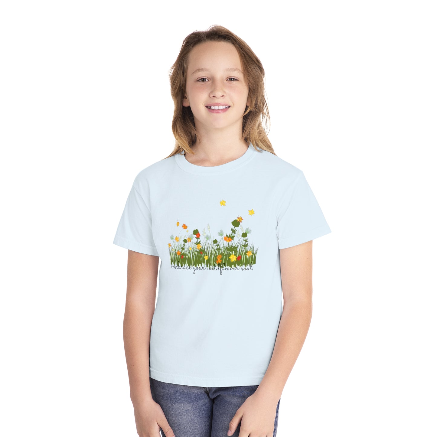 Youth Midweight Tee for Girls