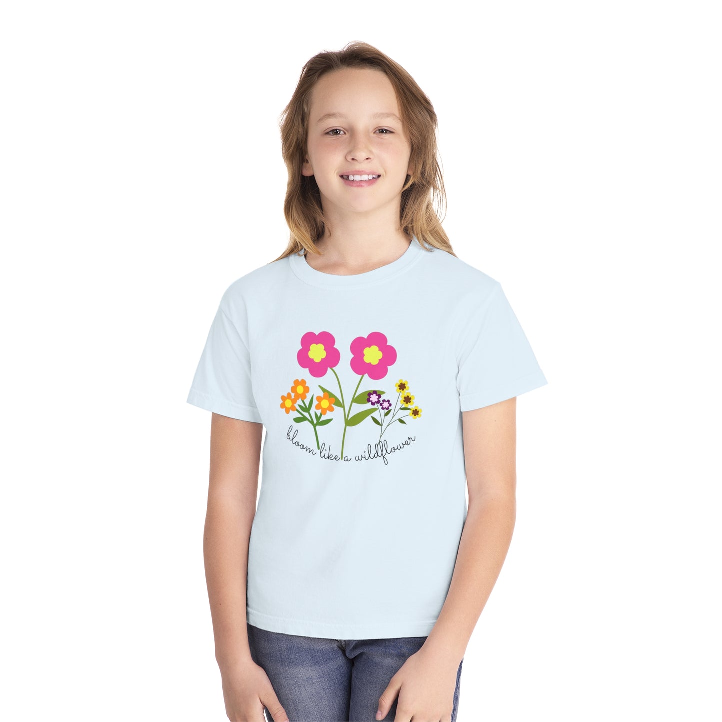 Bloom Like a Wildflower - Kid's Tee