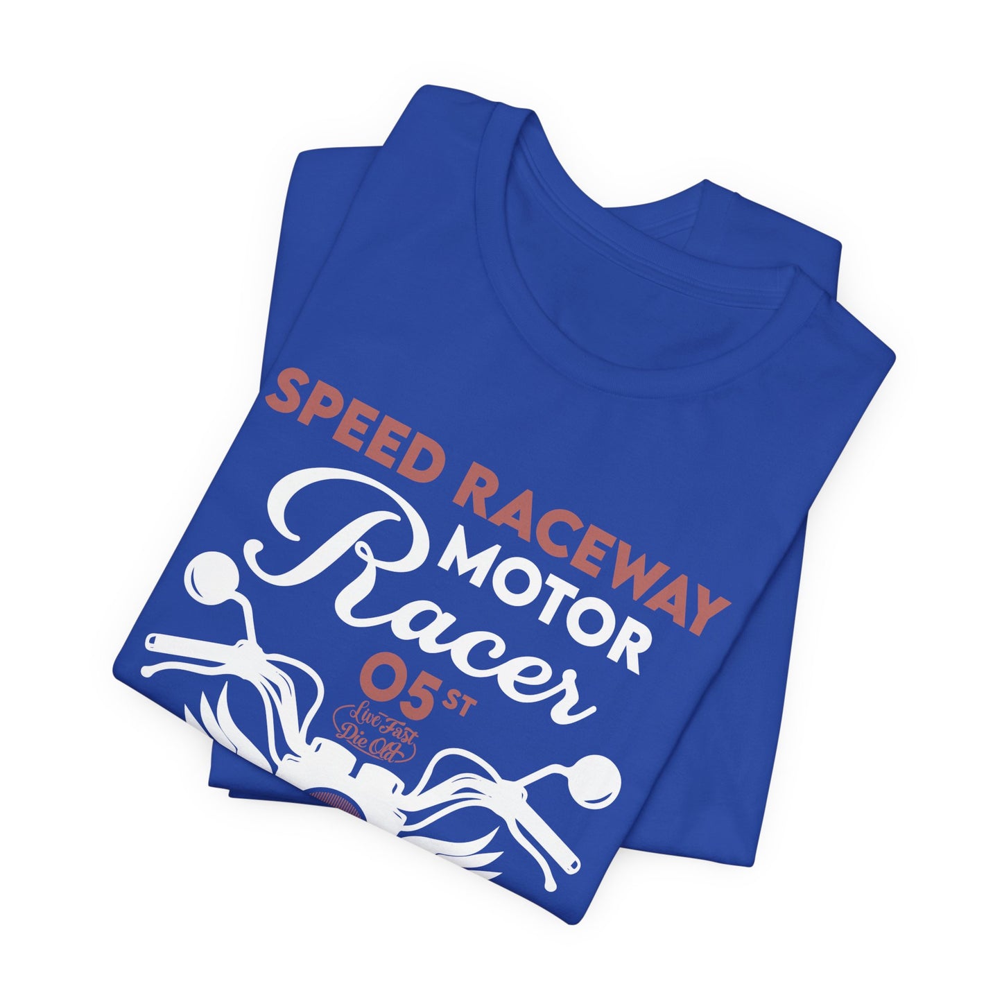 Speed Raceway, Motorcycle Races King of Speed - Unisex Jersey Short Sleeve Tee - 13105