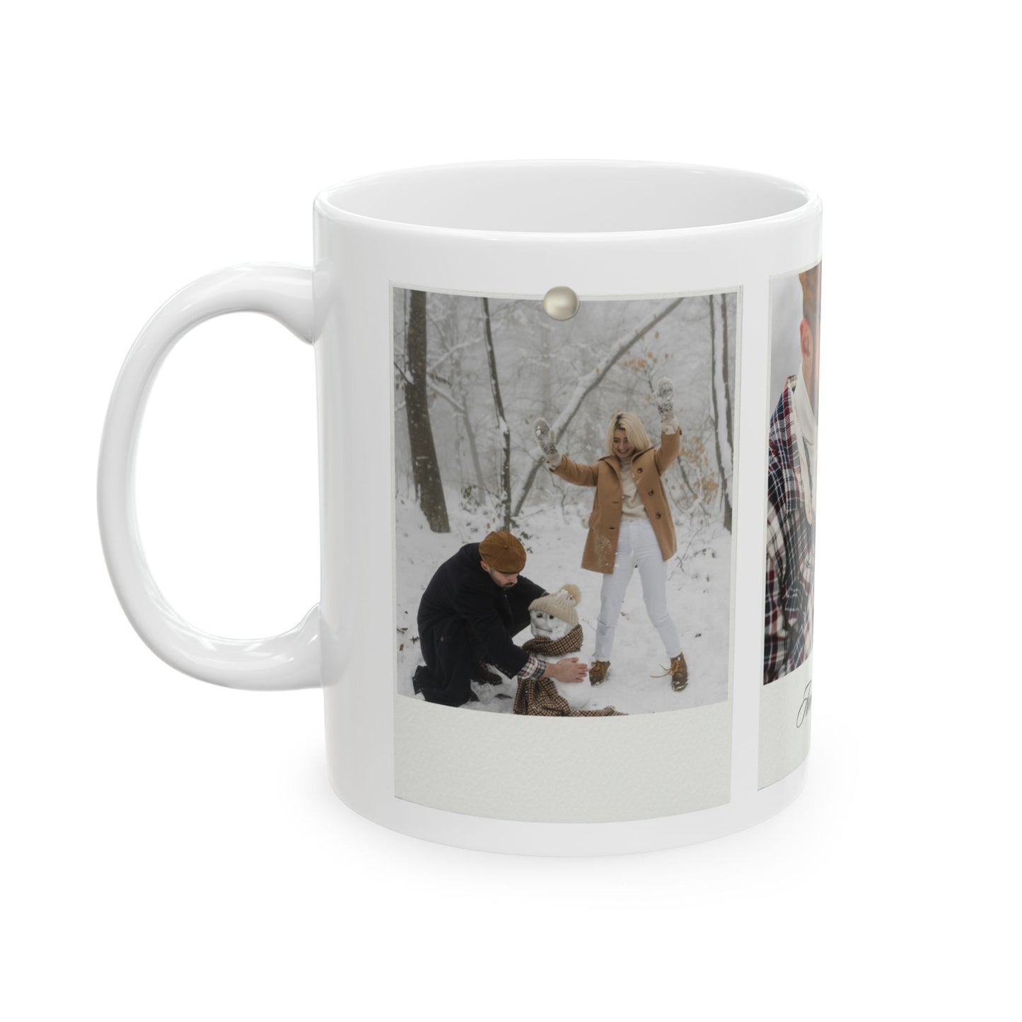 Ann & Mike, Photos, Customizable - Ceramic Mug, (11oz, 15oz) - 10861