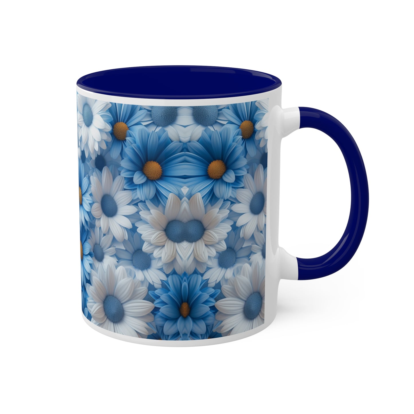 Peaceful blue blossoms - Colorful Mugs, 11oz