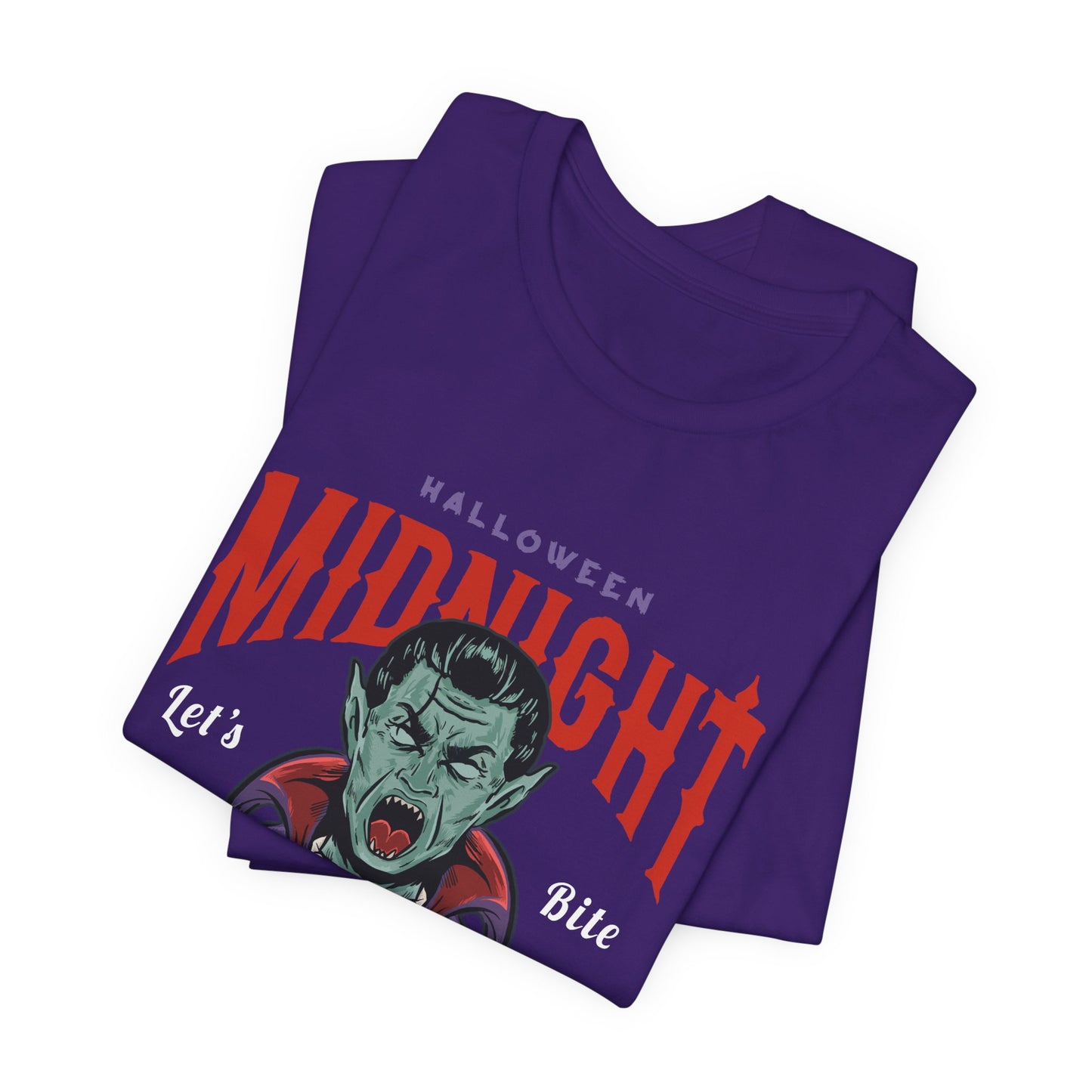 Halloween Midnight, Let's Bite Vampire - Unisex Jersey Short Sleeve Tee