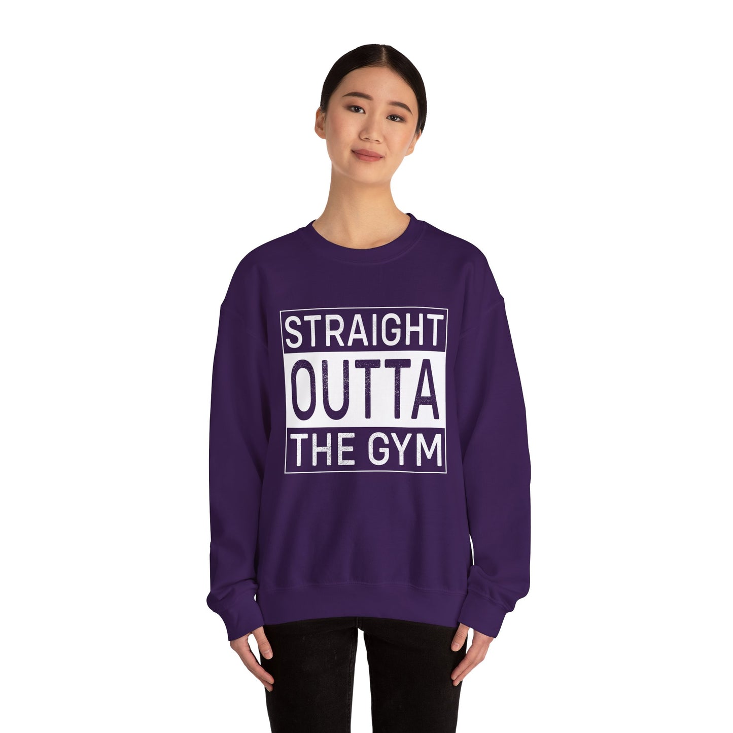 Straight Outta The Gym - Unisex Heavy Blend™ Crewneck Sweatshirt