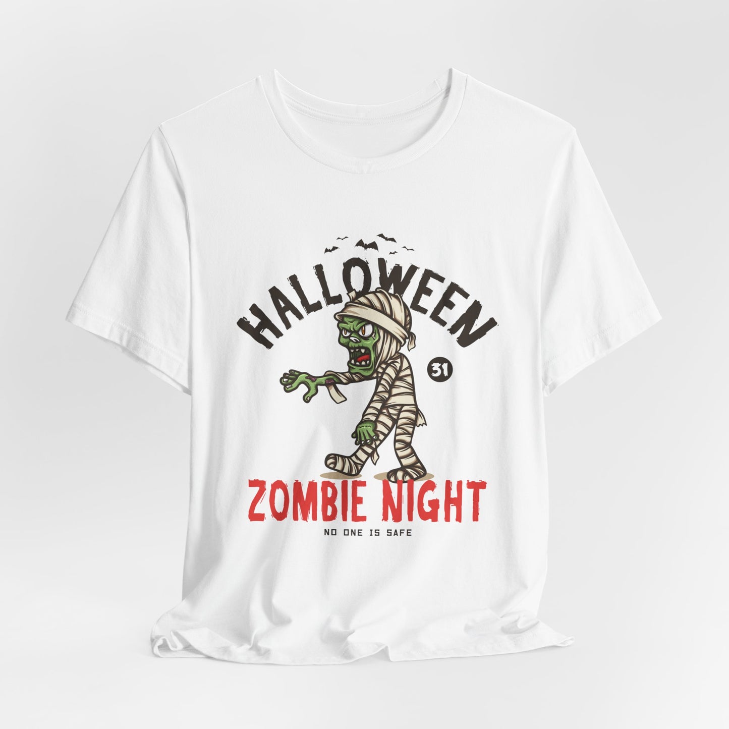 Halloween, Zombie Night - Unisex Jersey Short Sleeve Tee