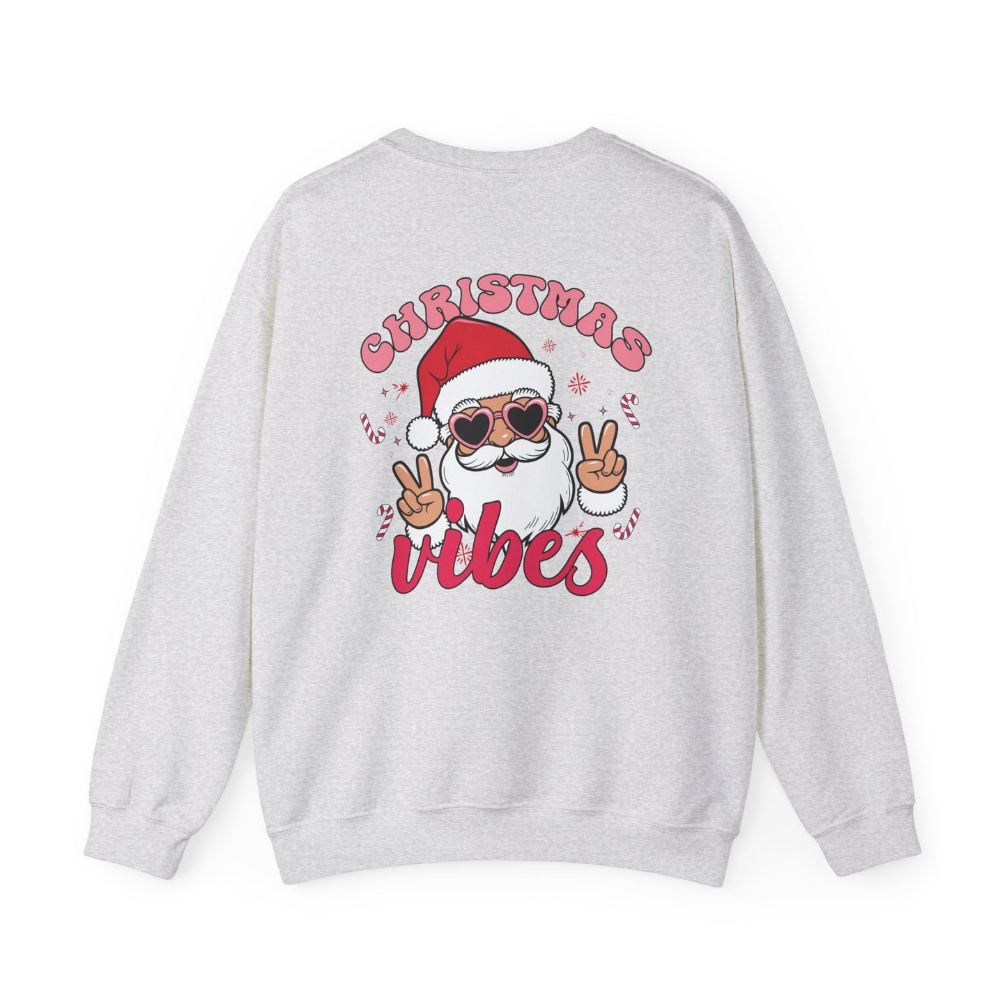 Santa, Christmas Vibes - Unisex Heavy Blend™ Crewneck Sweatshirt - 10171