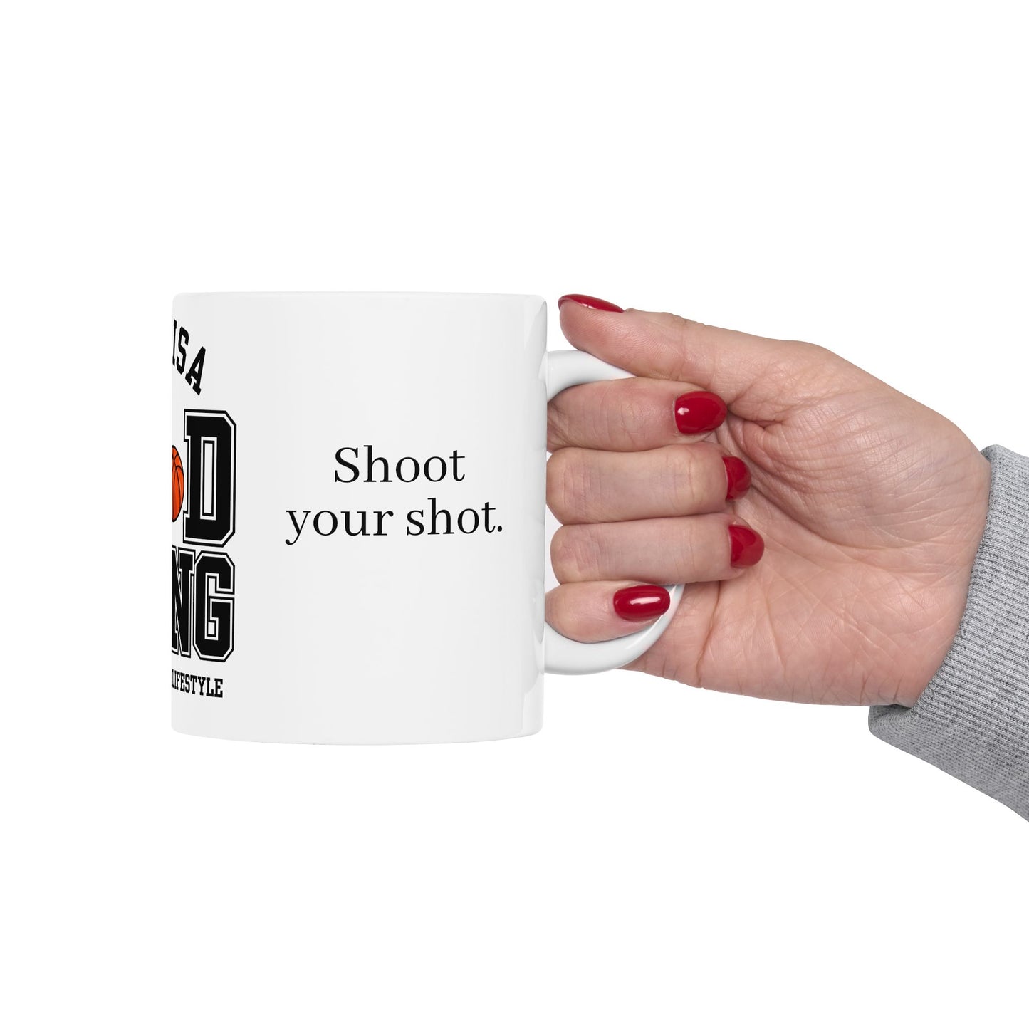 This is A Good Thing, Basketball is Lifestyle - Ceramic Mug, (11oz, 15oz) - 10717