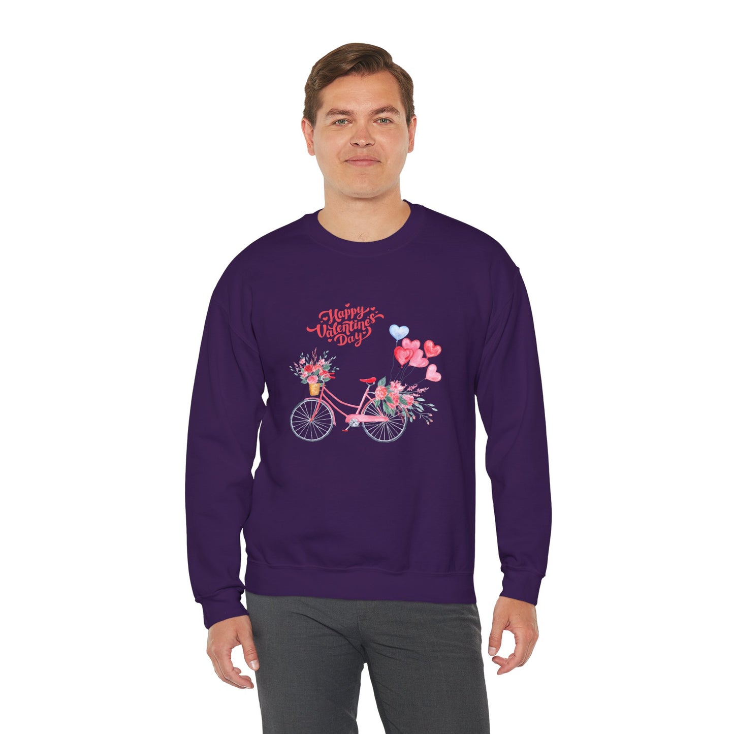 Happy Valentine's Day - Unisex Heavy Blend™ Crewneck Sweatshirt - 11381