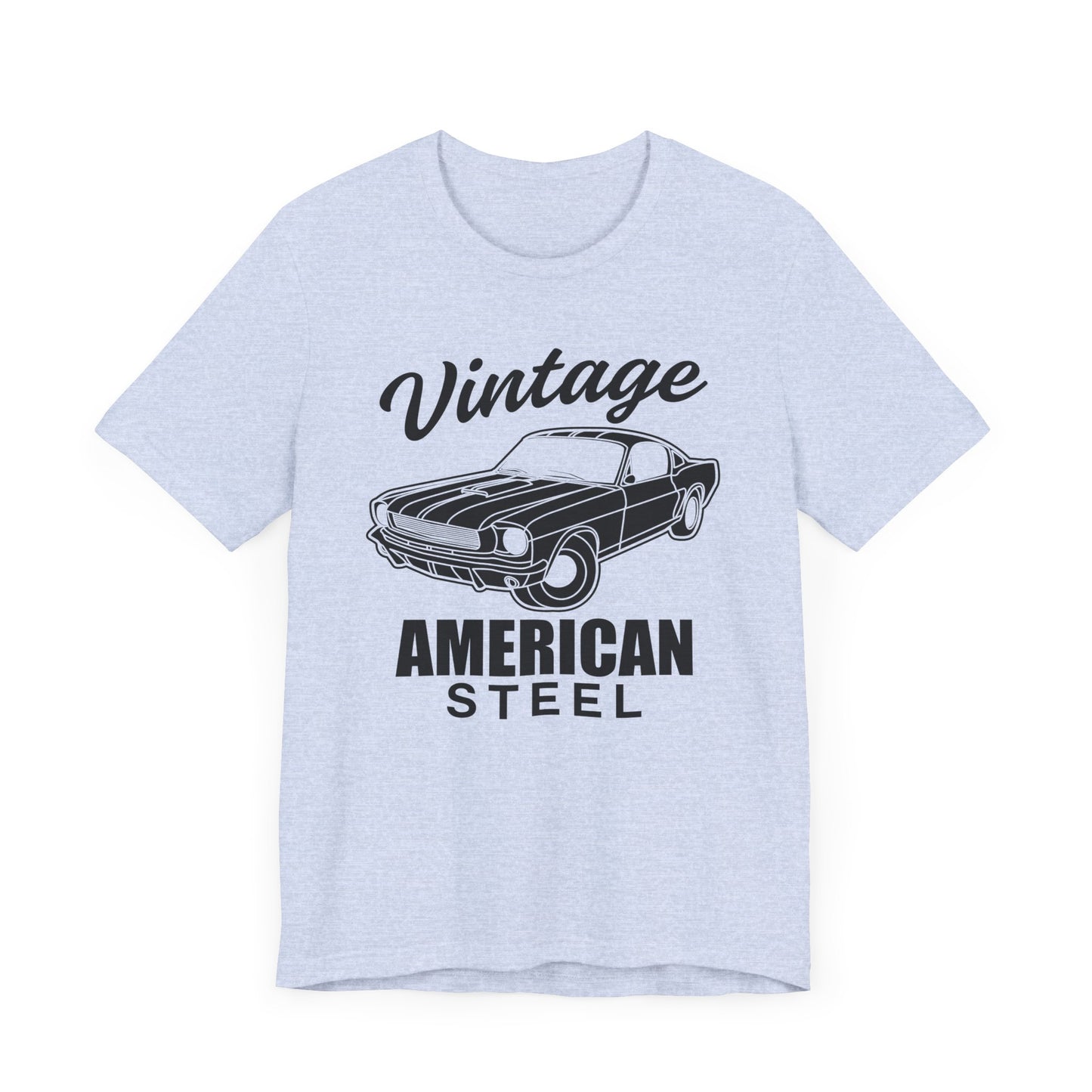 Vintage American Steel - Unisex Jersey Short Sleeve Tee - 13032