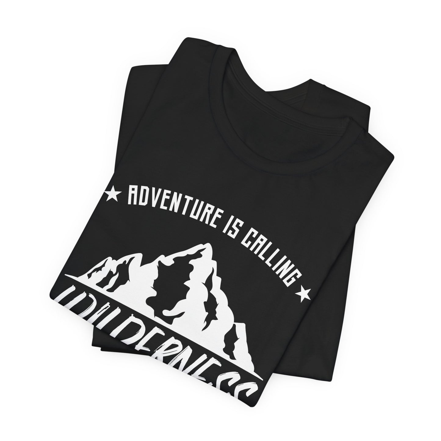 Camping: Adventure Is Calling, Wilderness - Unisex Jersey Short Sleeve Tee - 12585