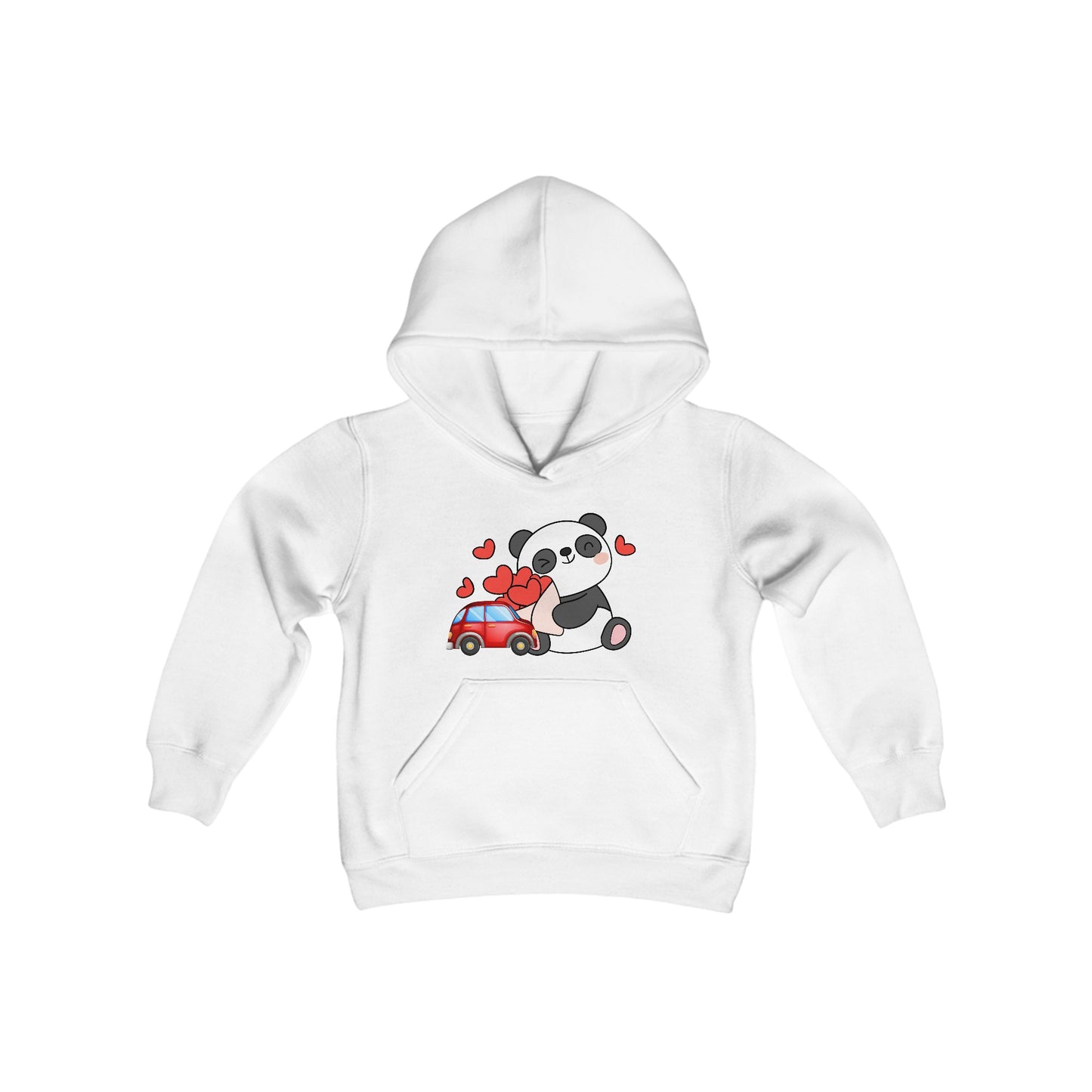 Panda: Paws, Claws, and Endless Charm - Youth Heavy Blend Hooded Sweatshirt