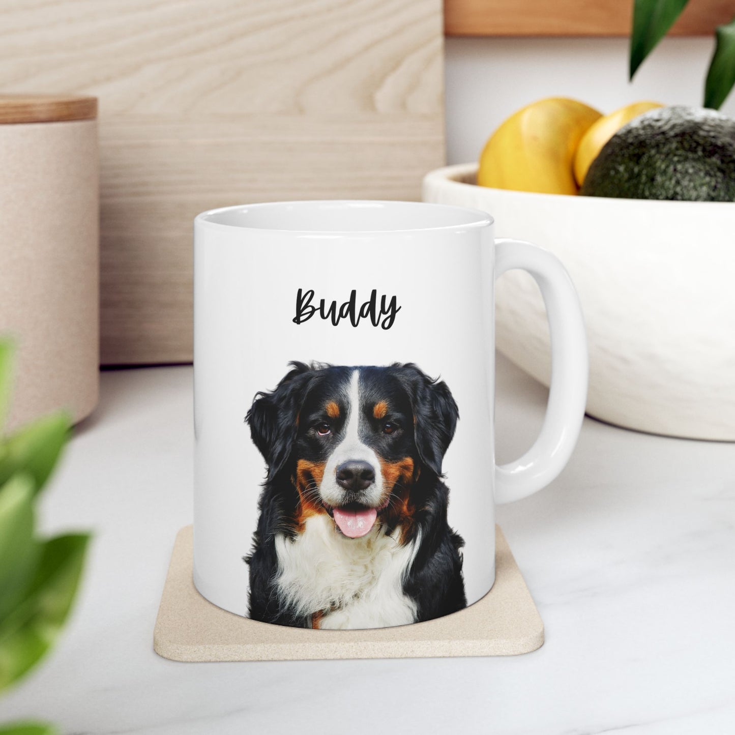 Personalized Dog Ceramic Mug, (11oz, 15oz) - 14159