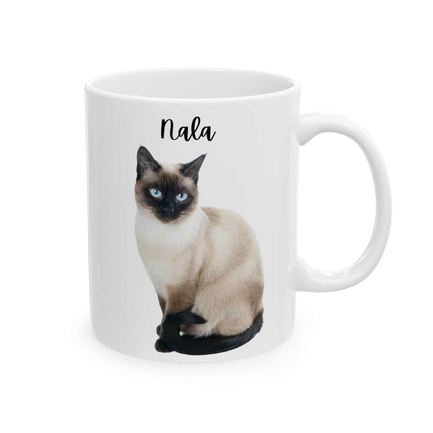 Ceramic Cat Mug, Cute Cat Coffee Cup, Pet Lover Gift, Animal Lover Mug, Funny Cat Lover Present - 14205