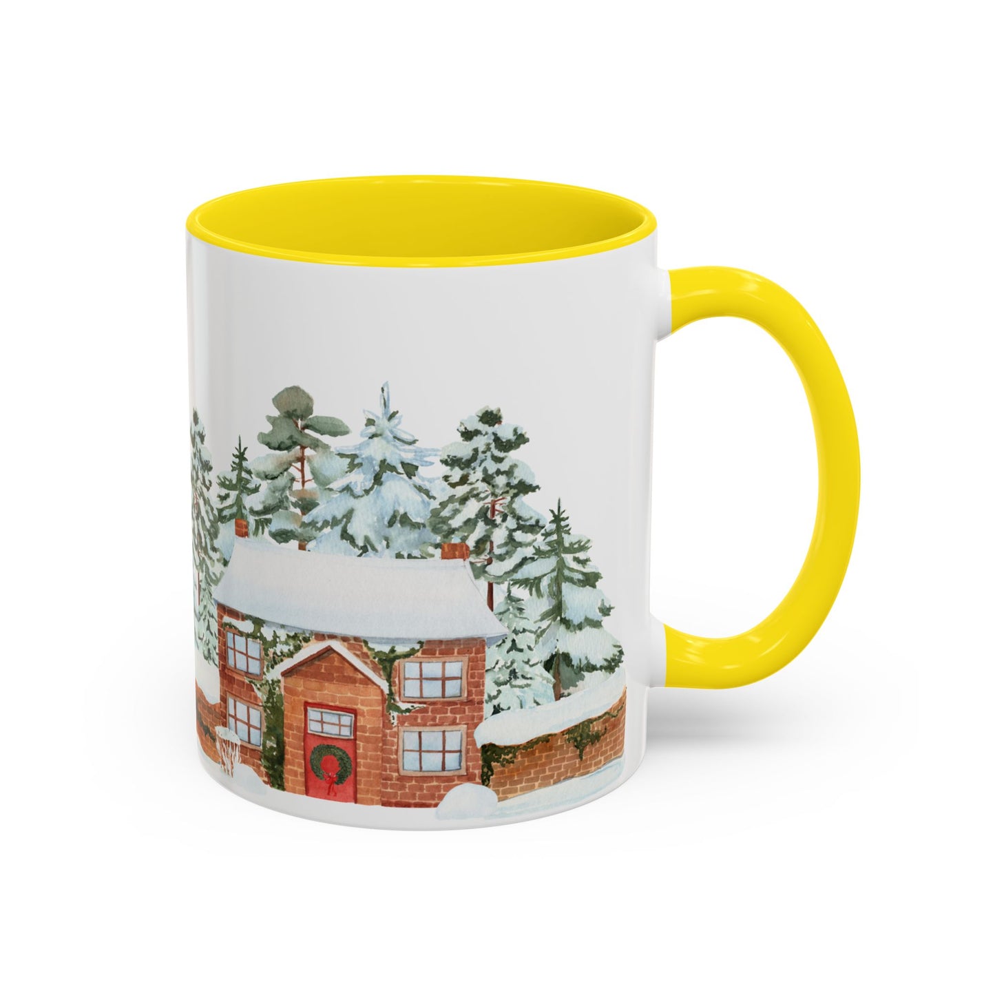 Christmas Houses - Accent Coffee Mug (11, 15oz) - 10456
