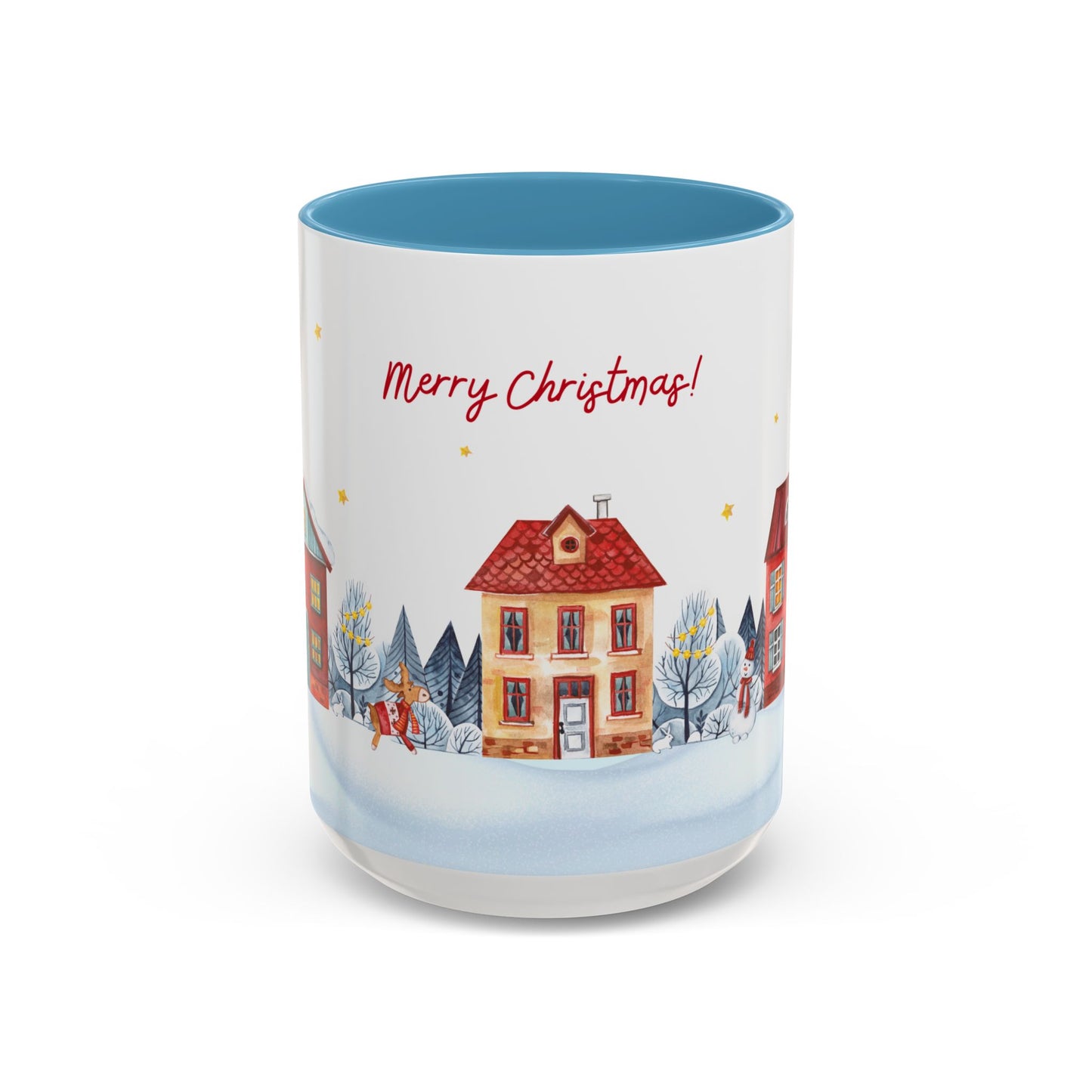 Merry Christmas, Holiday Vibe - Accent Coffee Mug (11, 15oz) - 11079