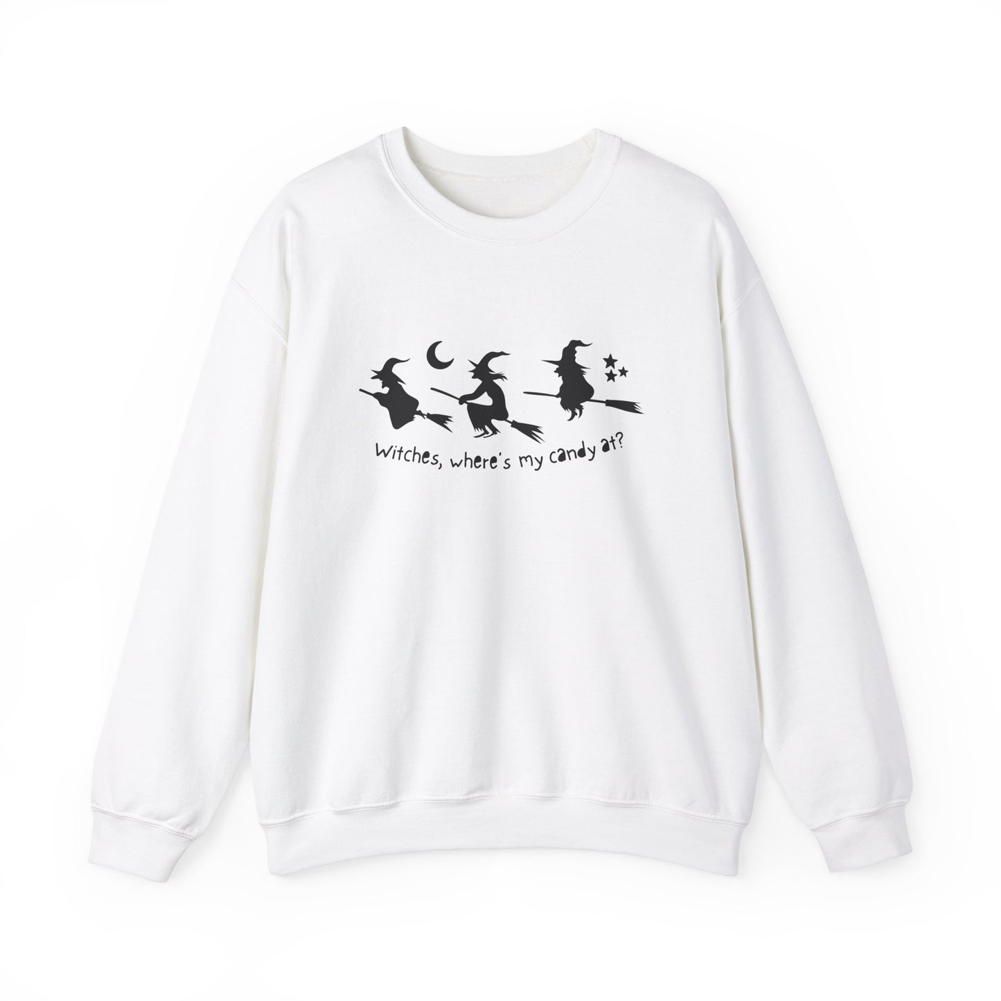 Witches, Where's Mt Candy At? - Unisex Heavy Blend™ Crewneck Sweatshirt