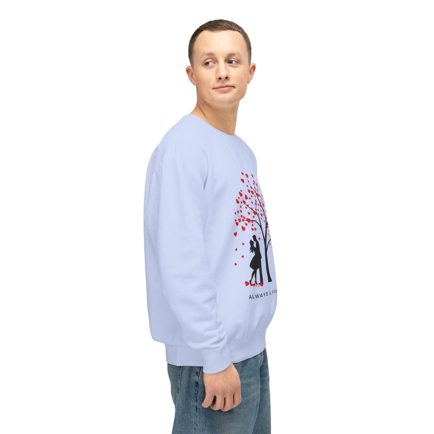 Always & Forever - Unisex Lightweight Crewneck Sweatshirt - 11553
