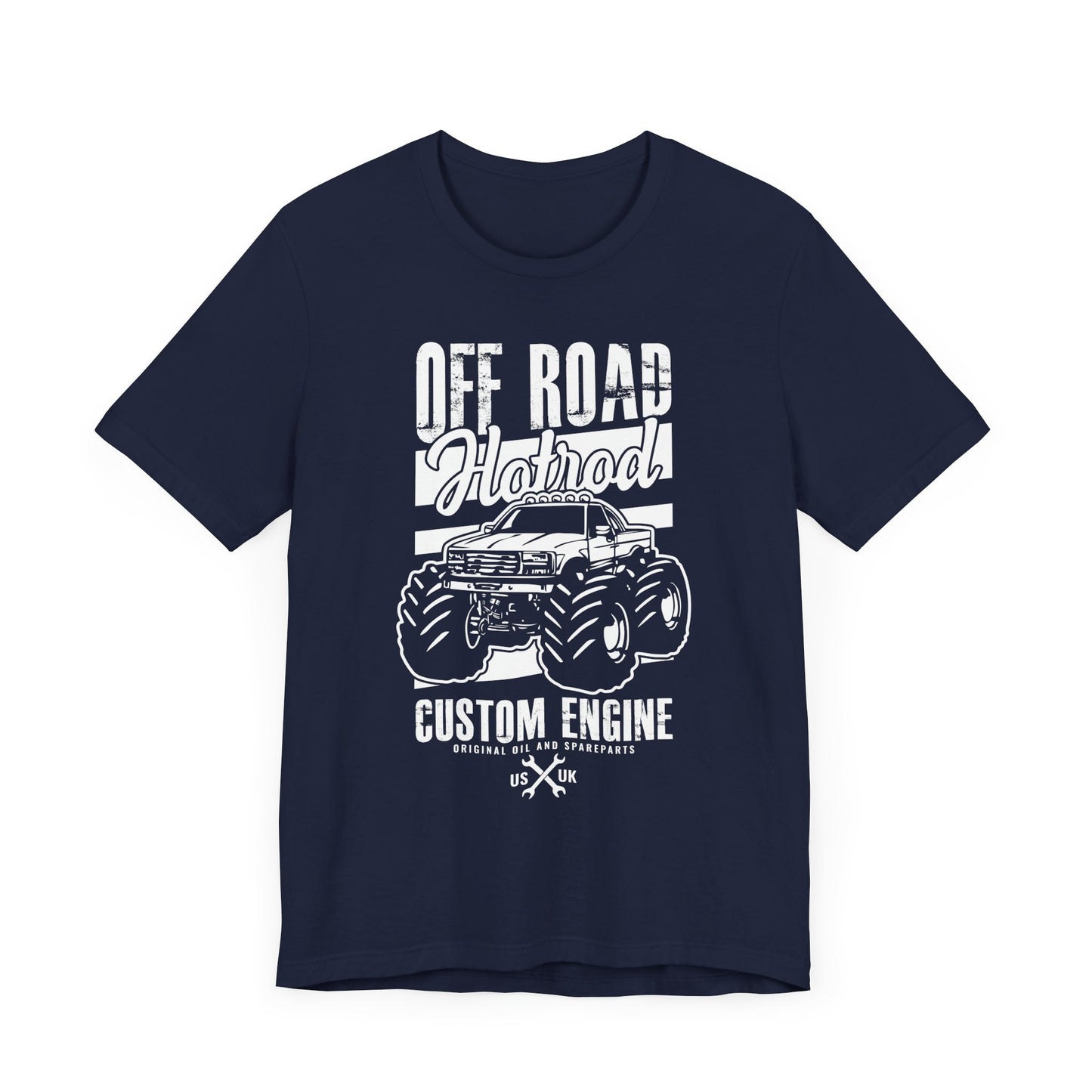 Off Road Hotrod, Custom Engine - Unisex Jersey Short Sleeve Tee - 13010