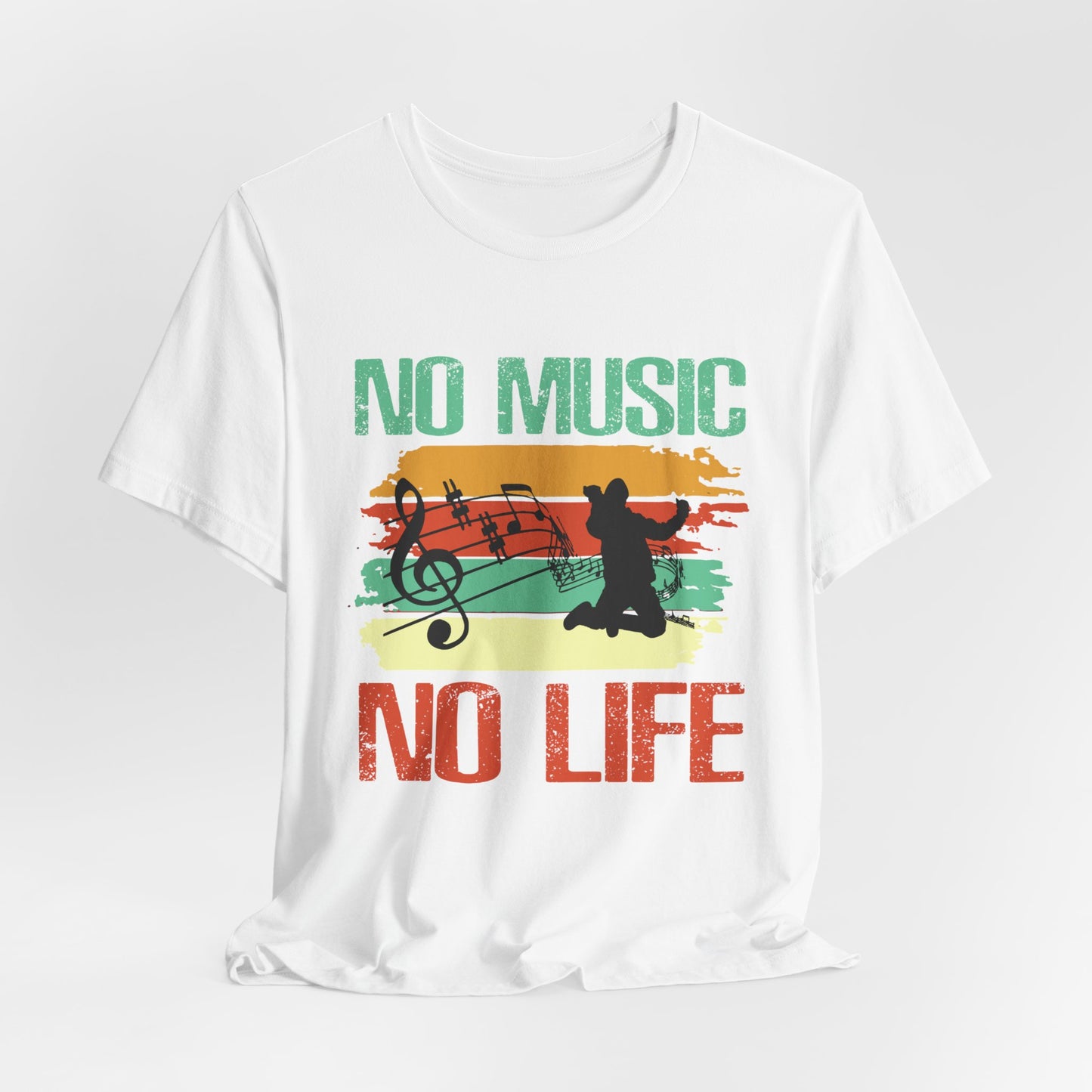 No Music No Life - Unisex Jersey Short Sleeve Tee