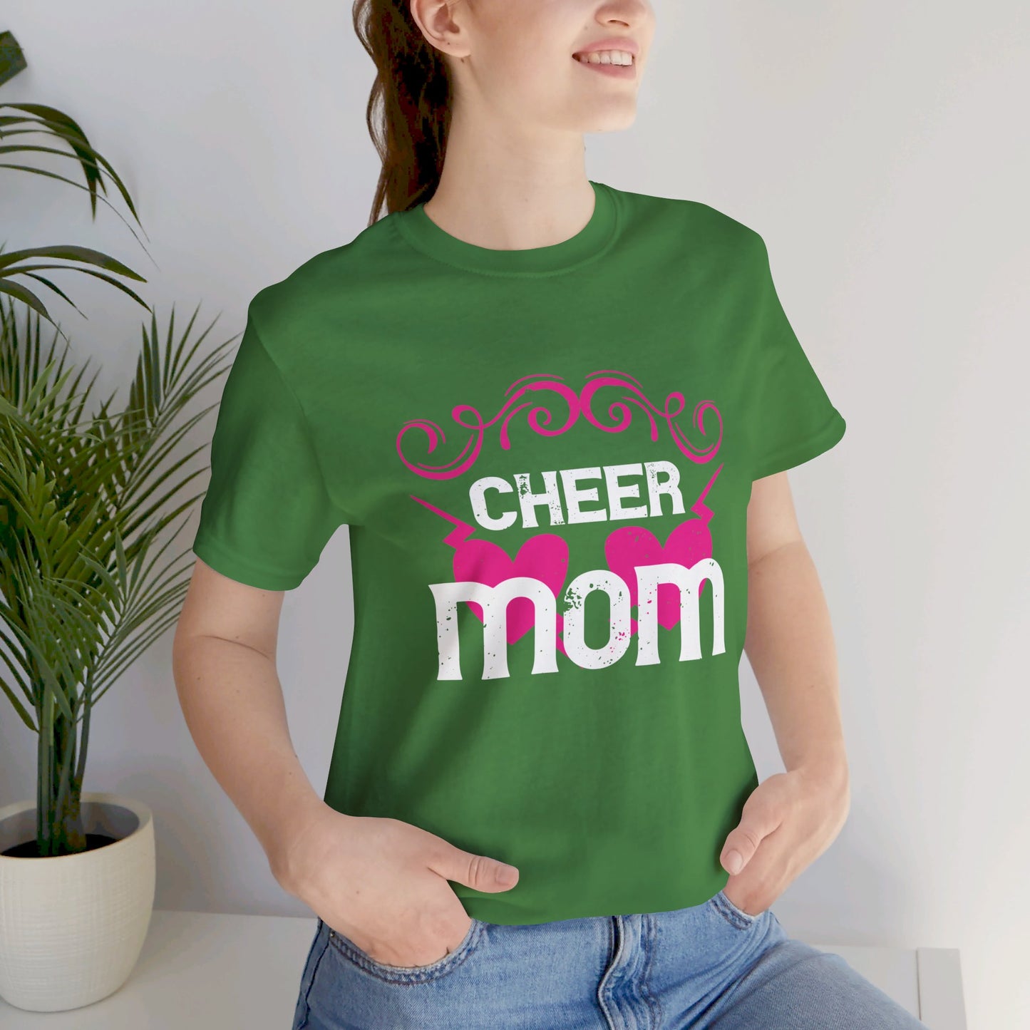 Cheer Mom - Unisex Jersey Short Sleeve Tee