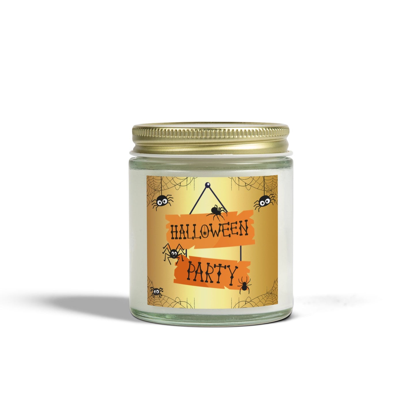 Halloween Party - Scented Coconut Apricot Candles (4oz, 9oz)