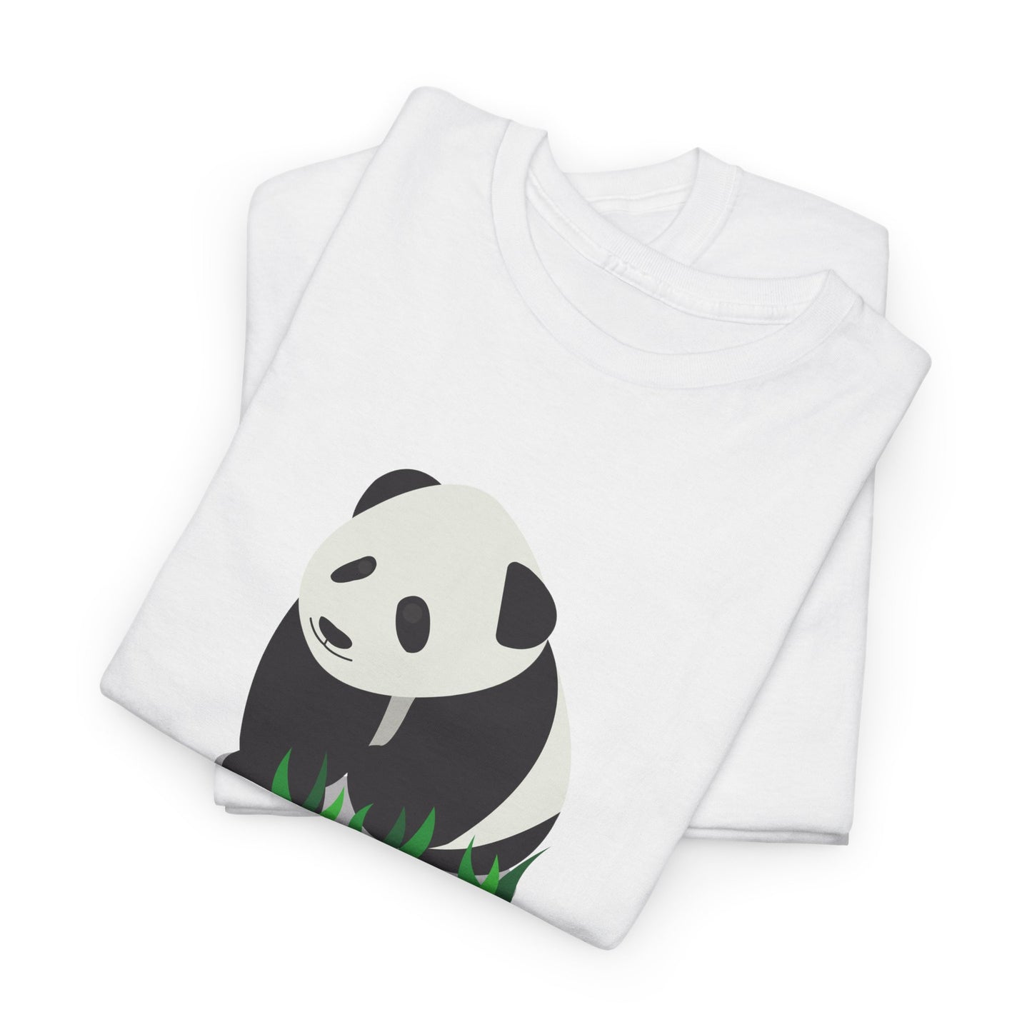 Chengdu Panda Unisex Heavy Cotton Tee - Cozy and Fun Graphic Tee for Animal Lovers - 12206