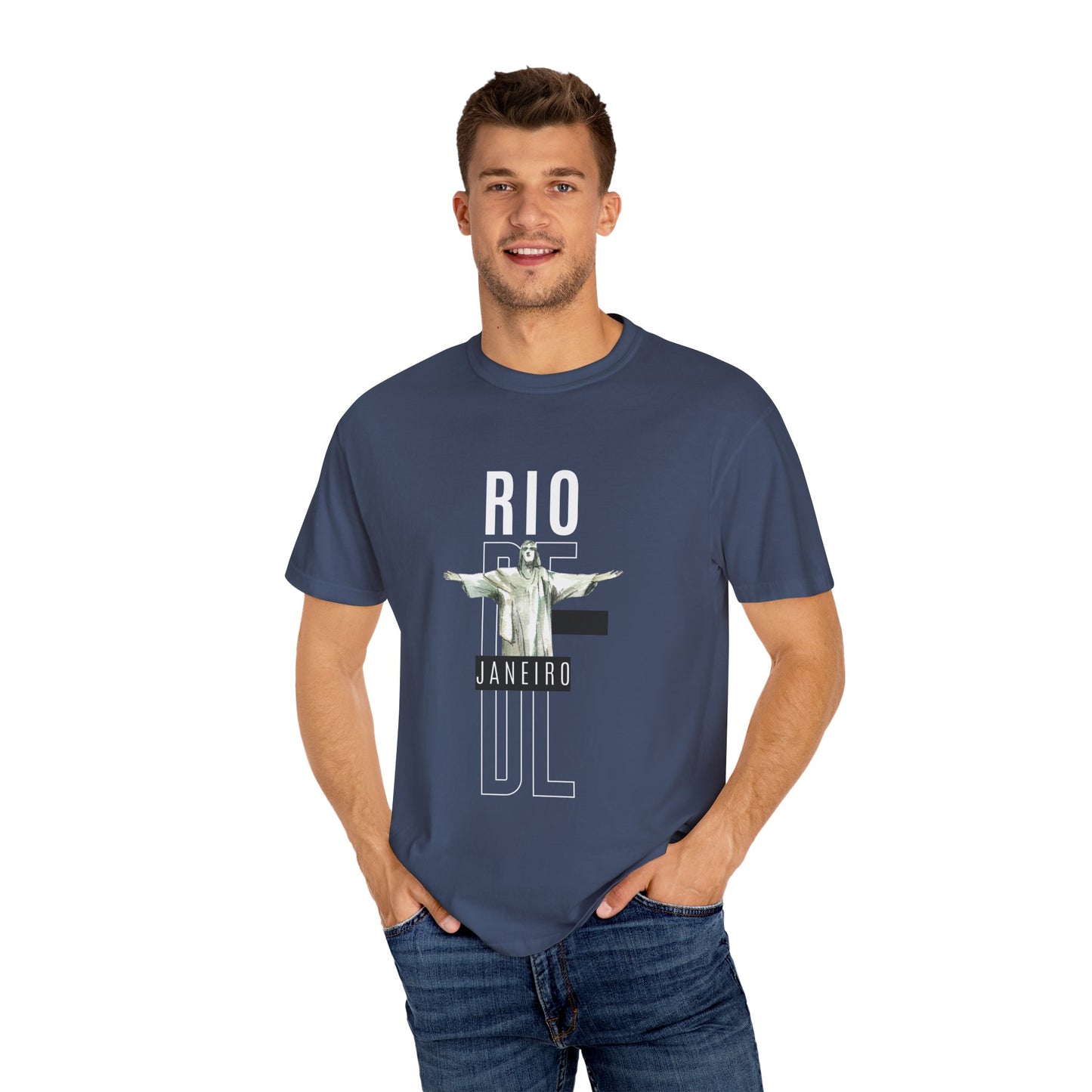 Rio de Janeiro Unisex Garment-Dyed T-Shirt - 12049