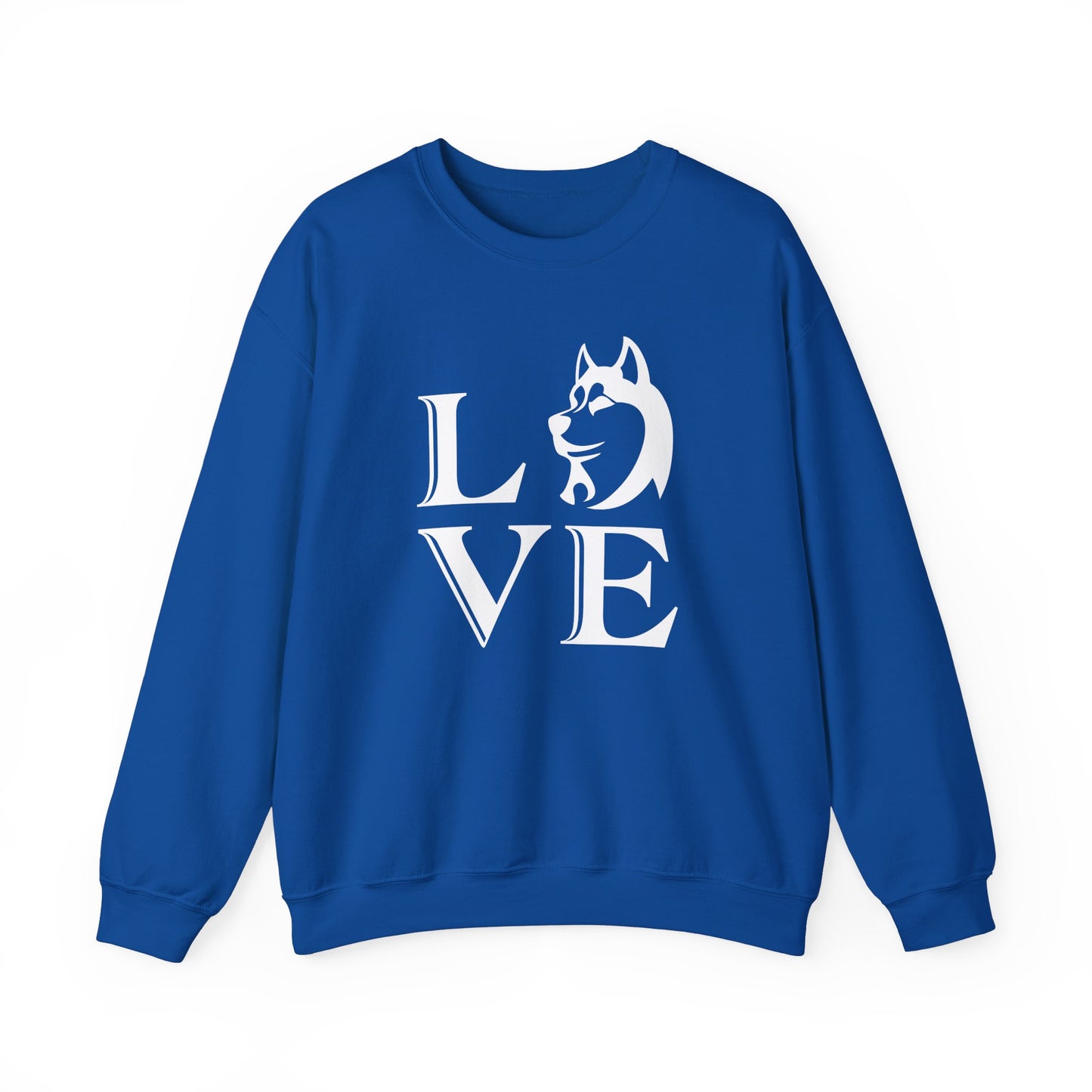 A dog's Love is Pure, Loyal, and Forever  - Unisex Heavy Blend™ Crewneck Sweatshirt