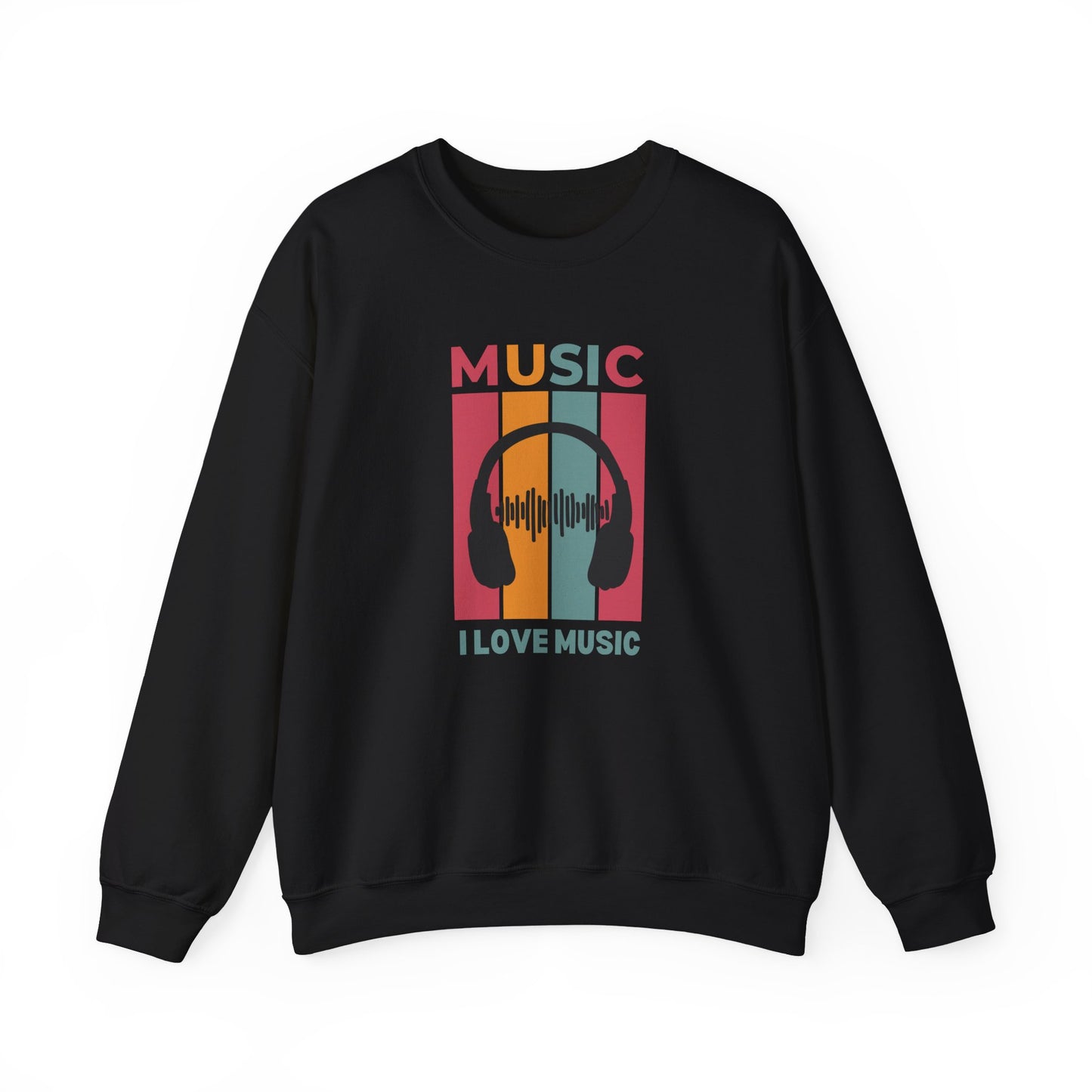 I Love Music - Unisex Heavy Blend™ Crewneck Sweatshirt - 10599