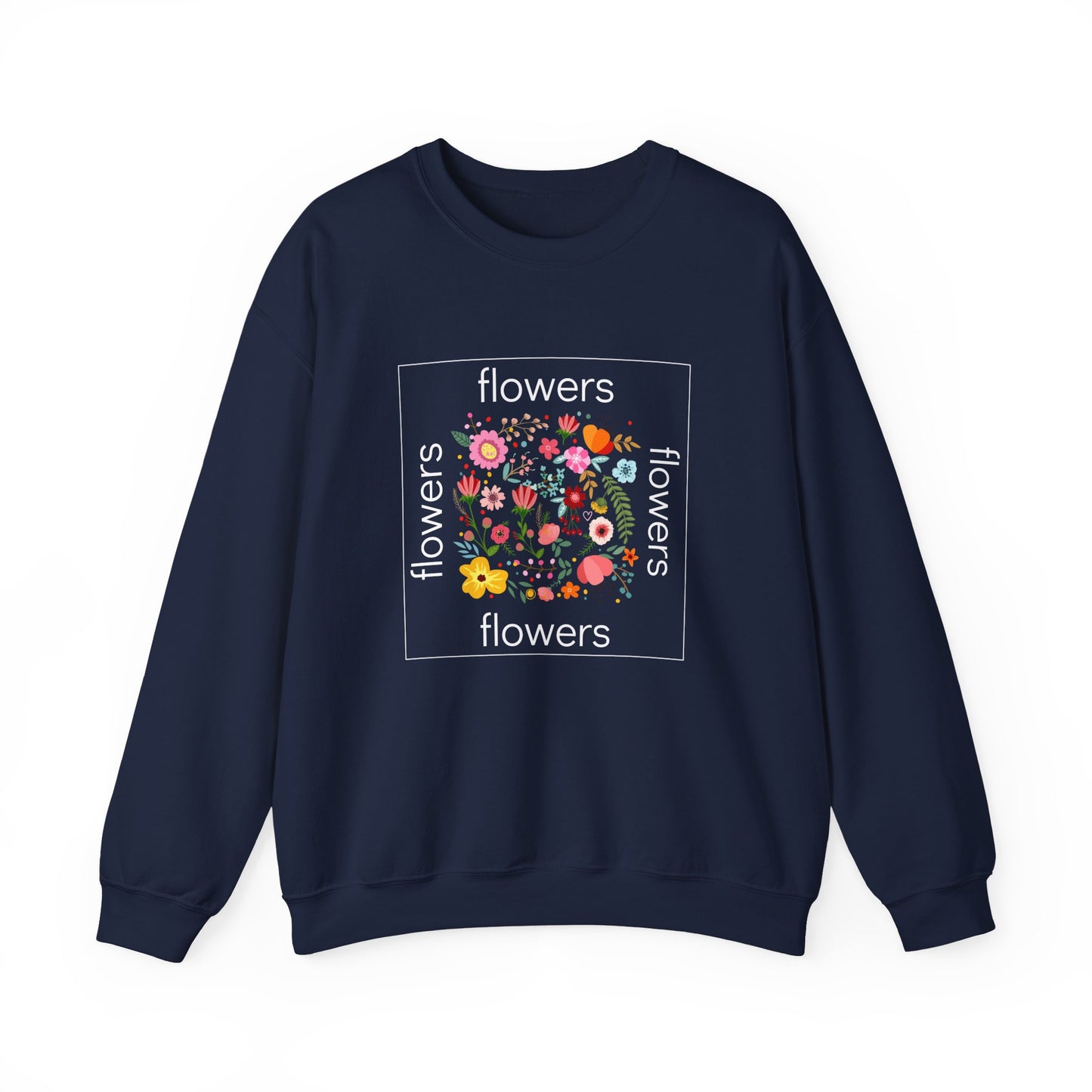 Flowers - Unisex Heavy Blend™ Crewneck Sweatshirt - 11685
